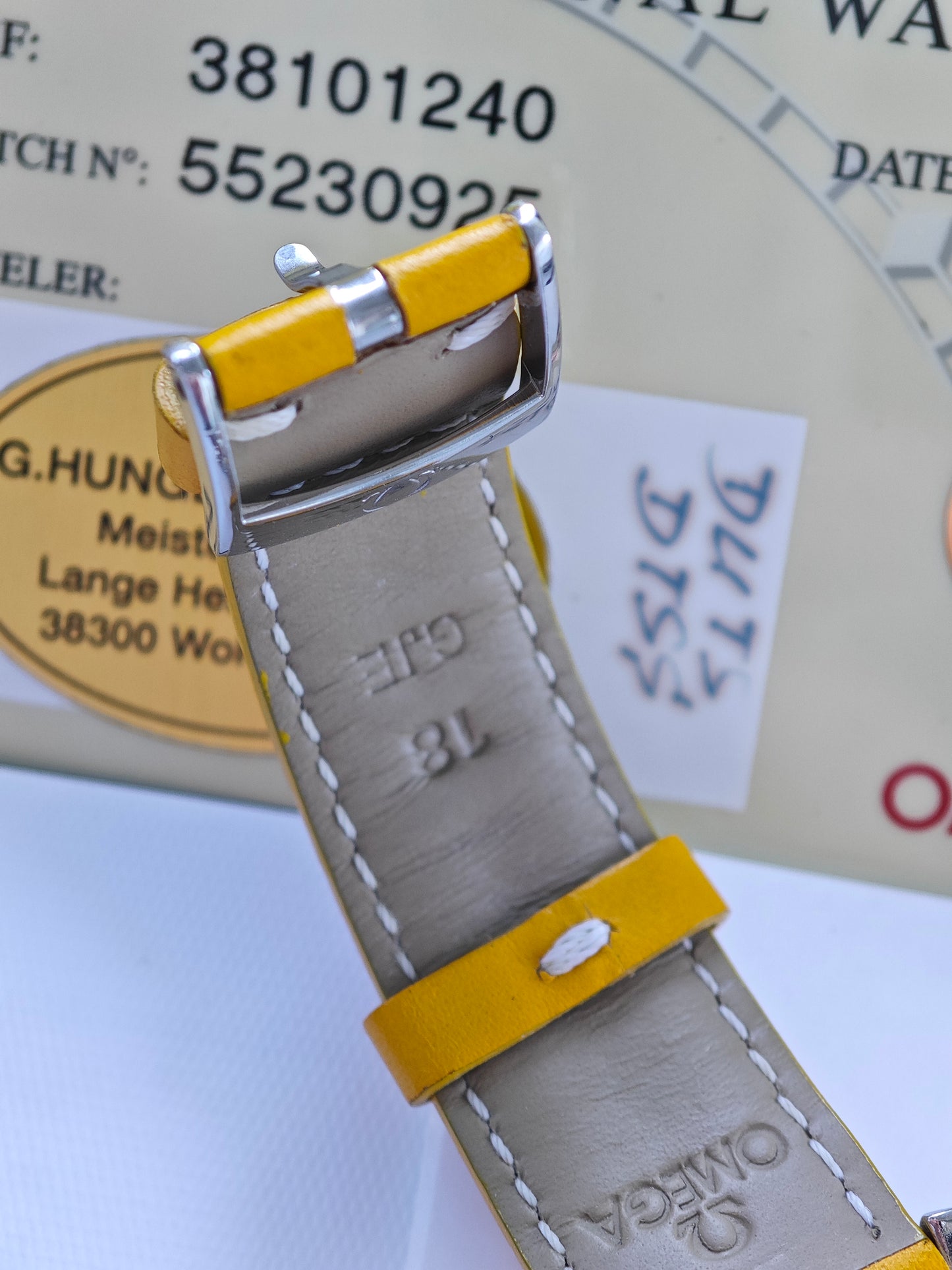 OMEGA Speedmaster M. Schumachler Edition Mega Full Set 1996 Invoice