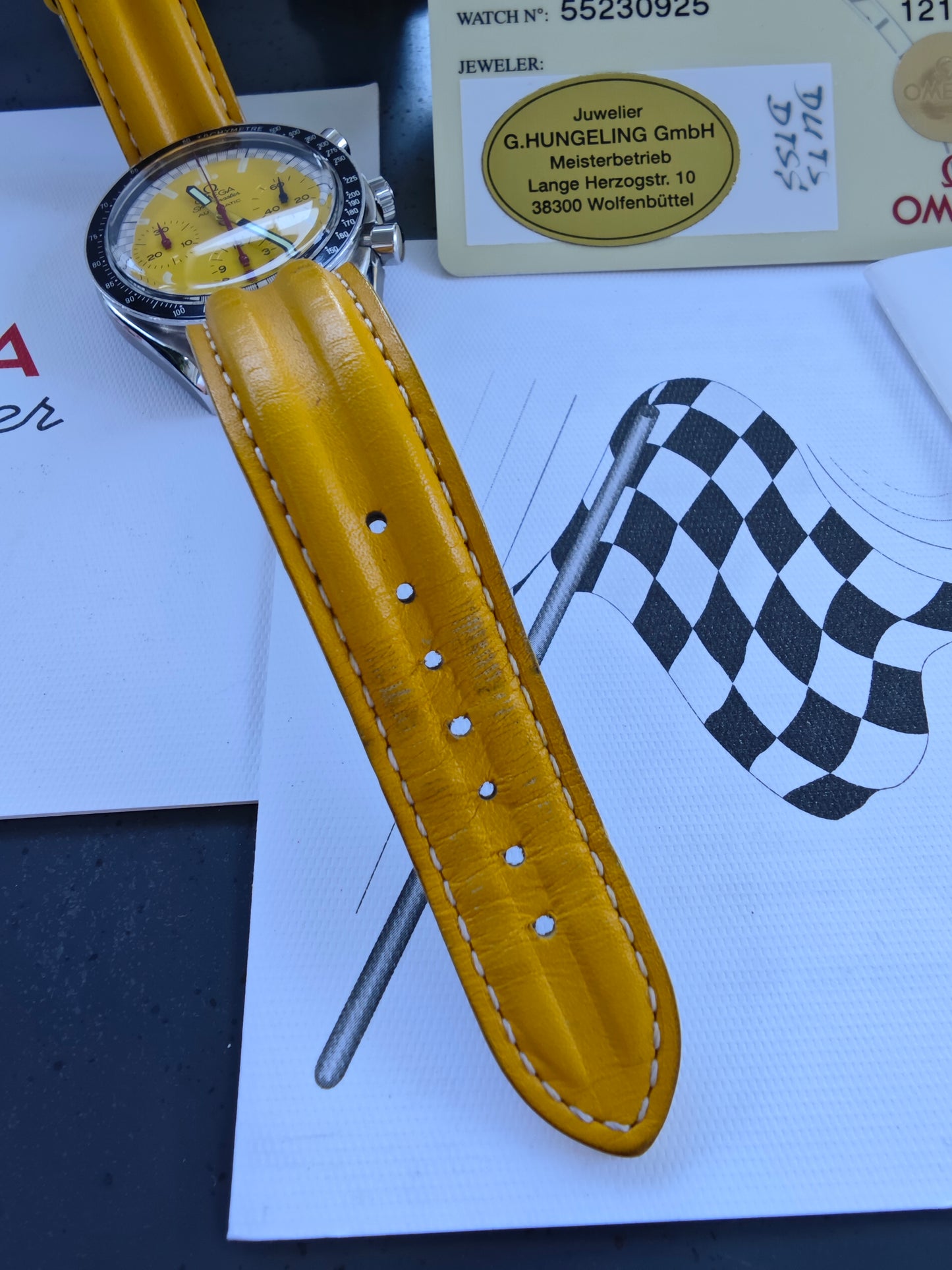 OMEGA Speedmaster M. Schumachler Edition Mega Full Set 1996 Invoice