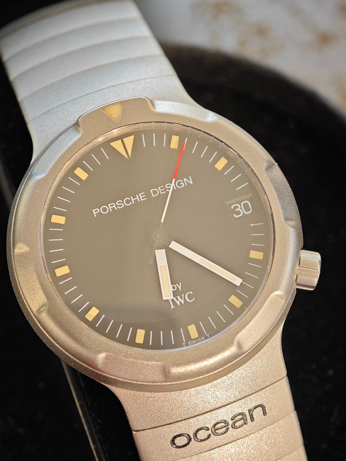 NOS IWC Porsche Design OCEAN 500 MEGA VOLLSET &amp; Rechnung von 1997