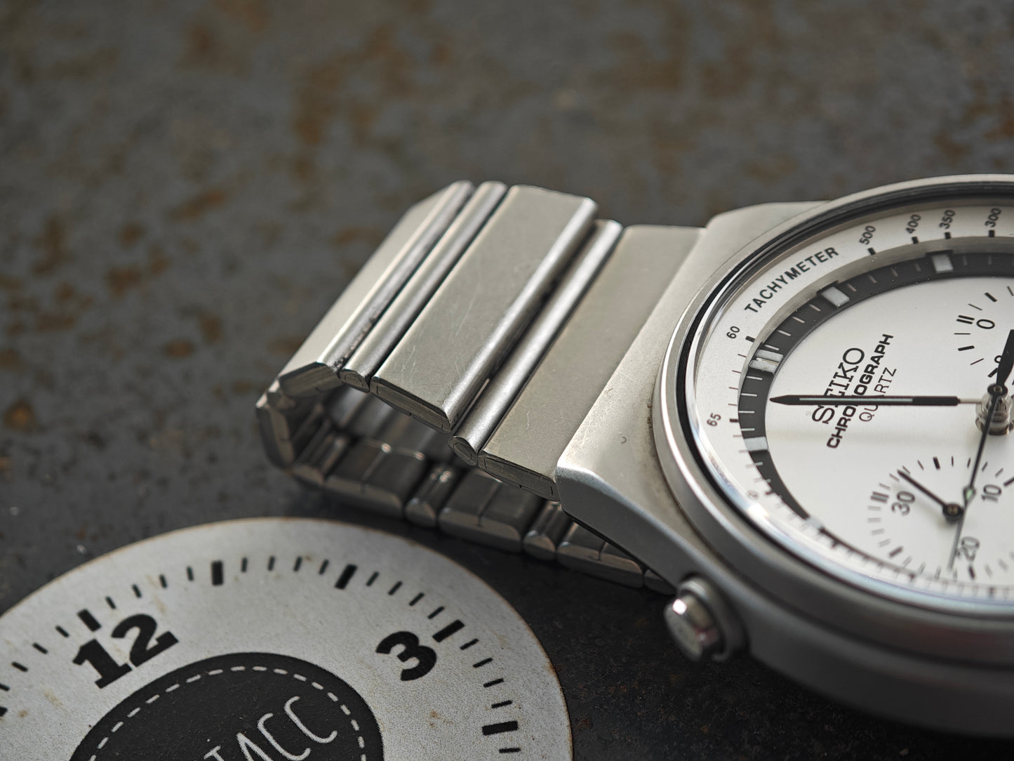 SEIKO 7a28-7010 Speedtimer und 19,5 cm Armband.