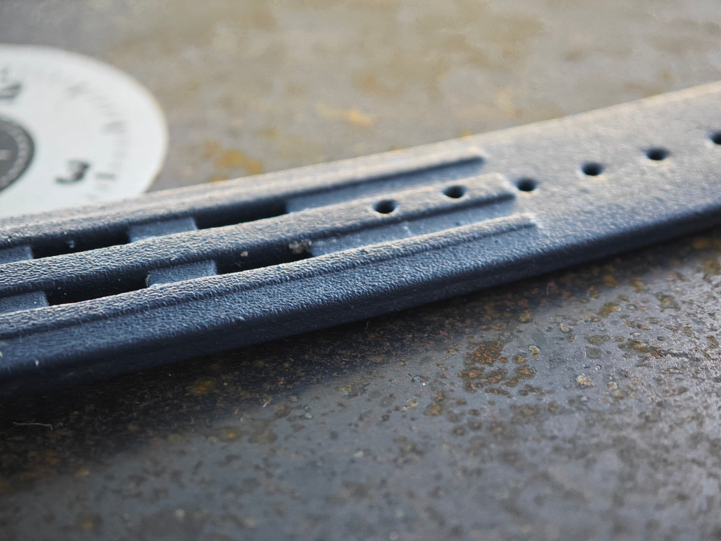 N.O.S. Aquastar BENTHOS 500 (1002) with Rubber Strap & Box