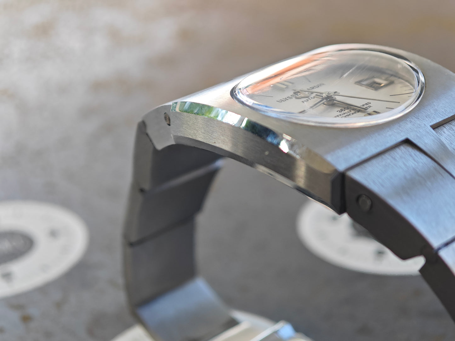 N.O.S. ULYSSE NARDIN 36.000 - Full bracelet 19,0-19,5 cm White dial