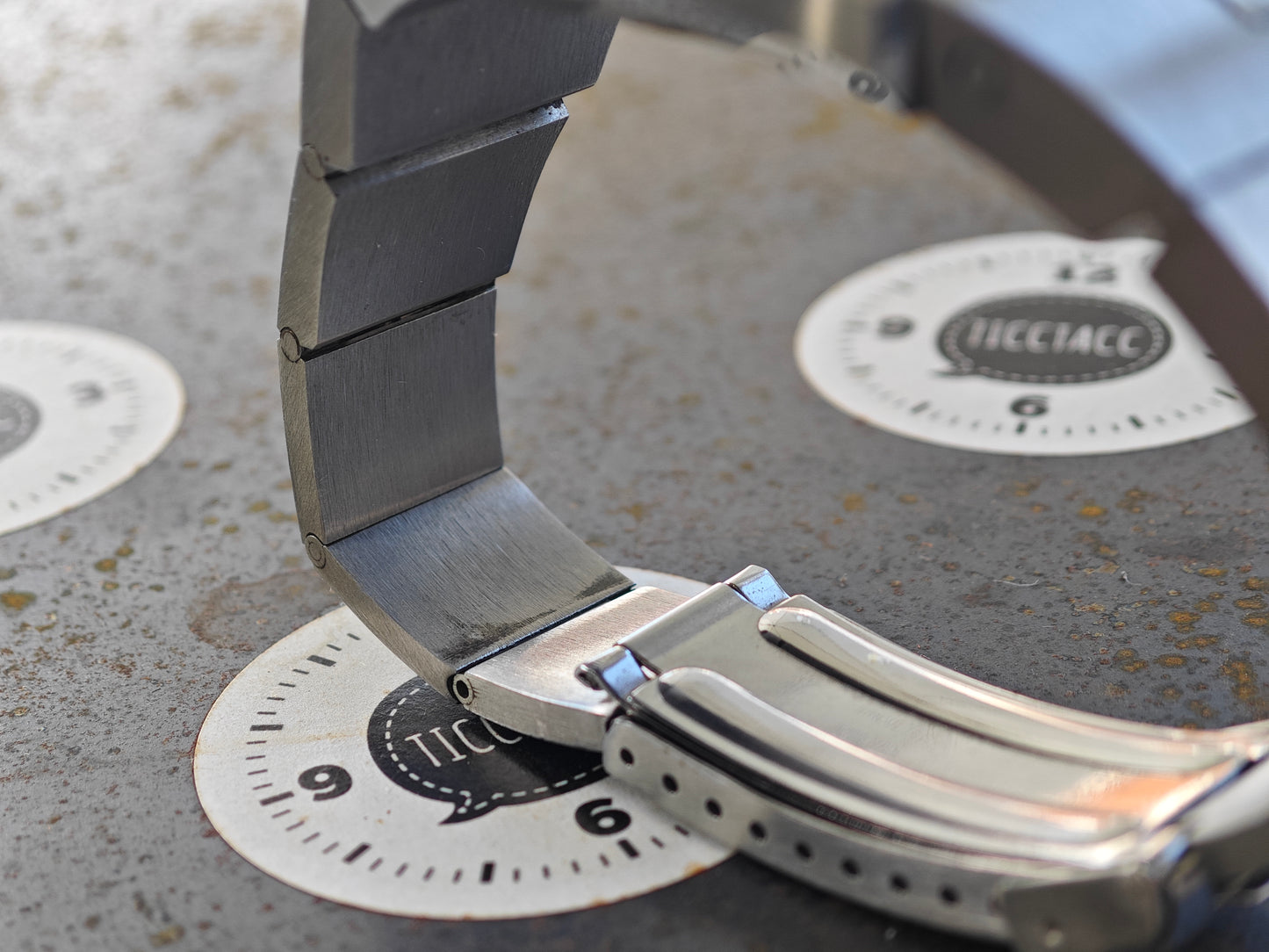 N.O.S. ULYSSE NARDIN 36.000 - Full bracelet 19,0-19,5 cm White dial