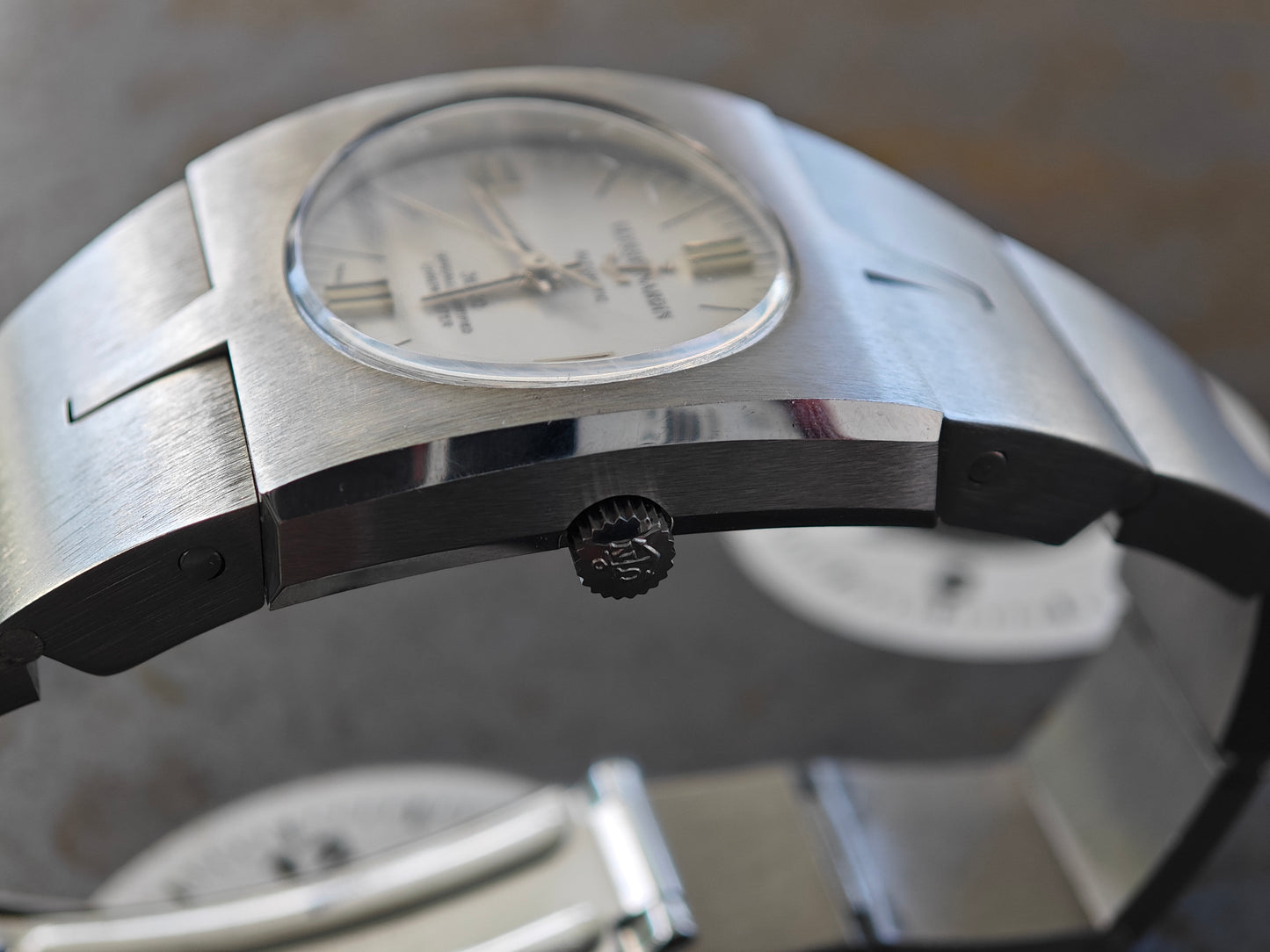 N.O.S. ULYSSE NARDIN 36.000 - Full bracelet 19,0-19,5 cm White dial