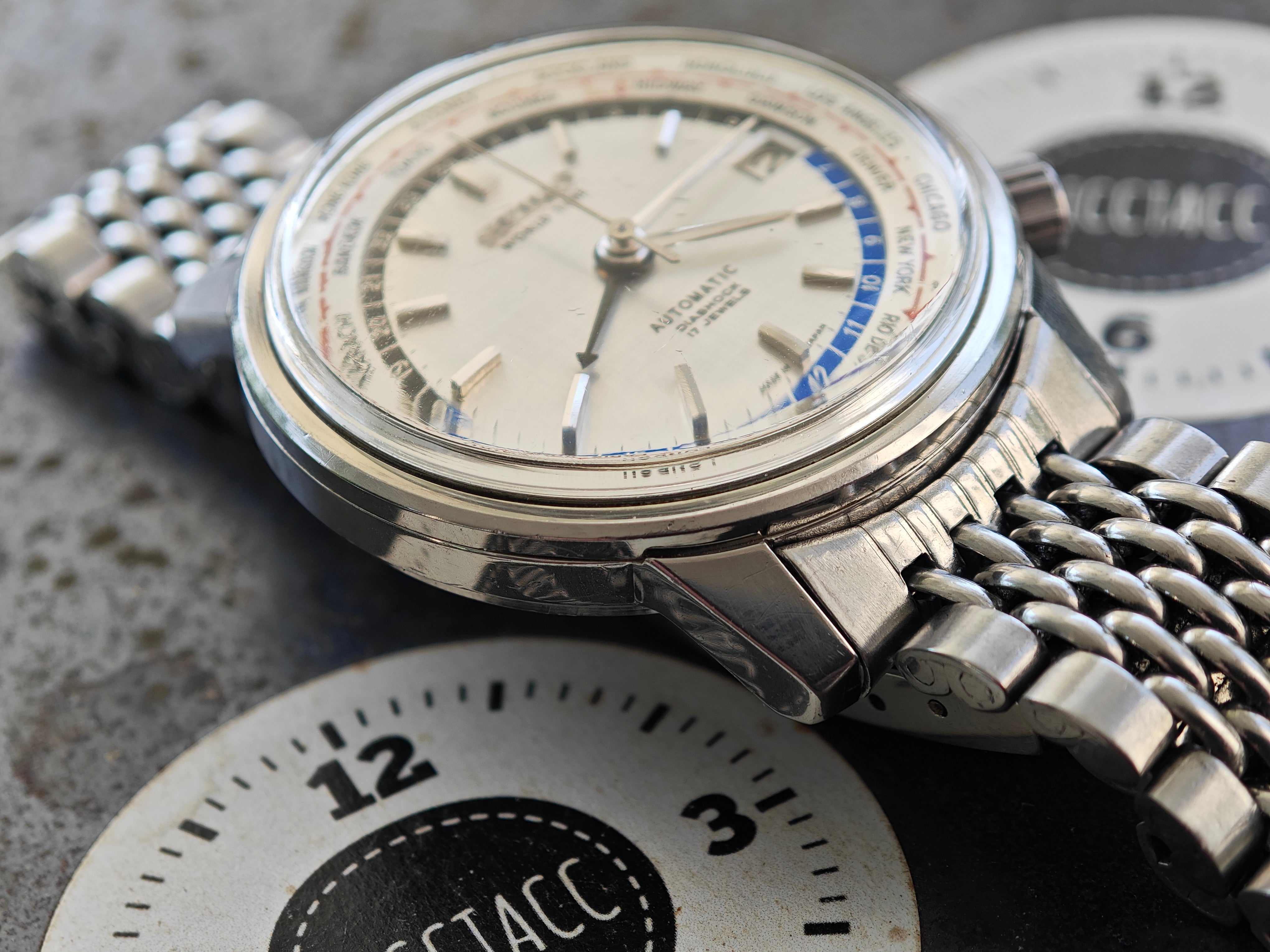 MINT+++ SEIKO WORLD TIME GMT 6217-7000 from 05-1964 original