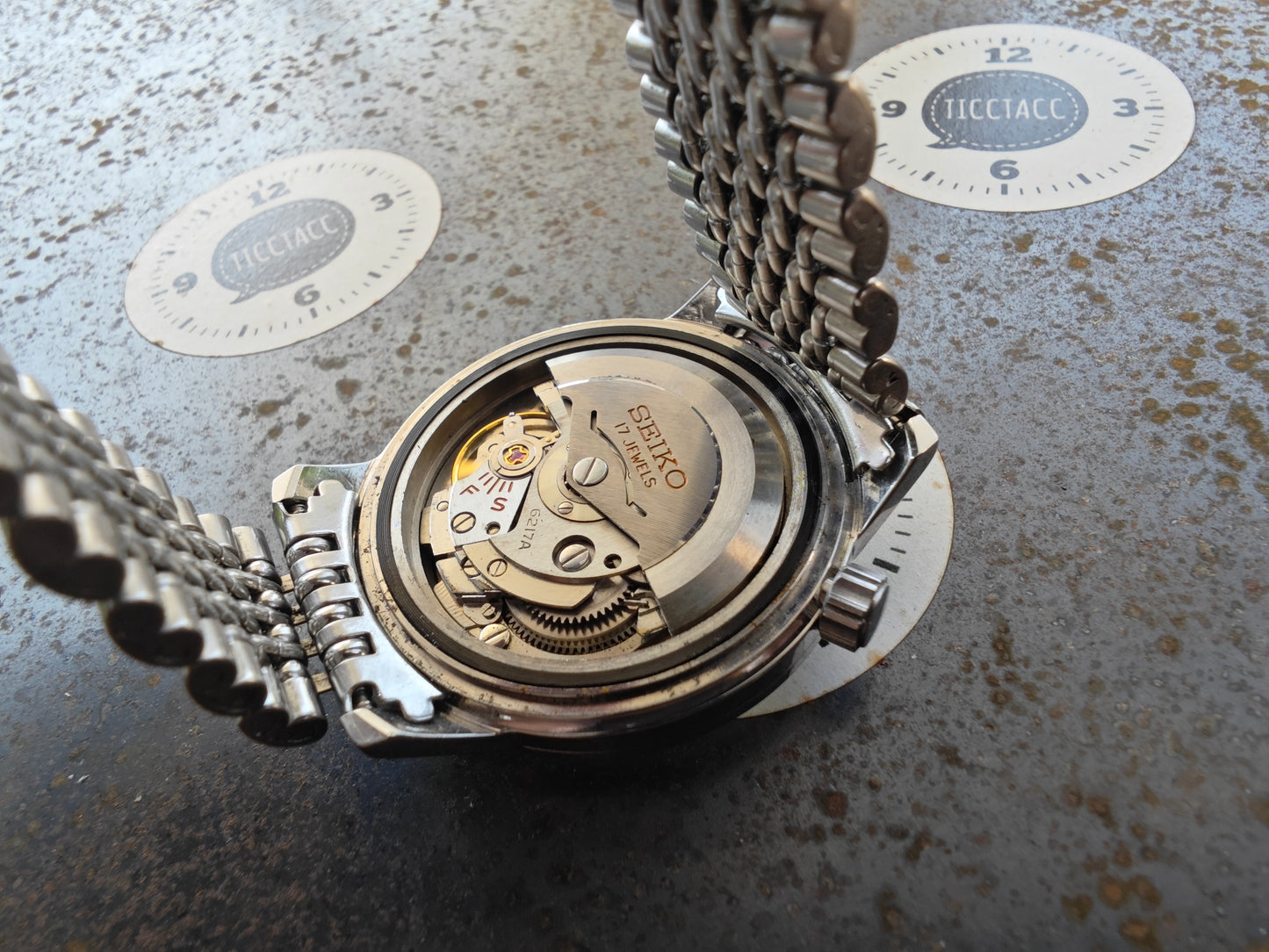 MINT+++ SEIKO WORLD TIME GMT 6217-7000 from 05-1964 original bracelet / 20 cm wrist size