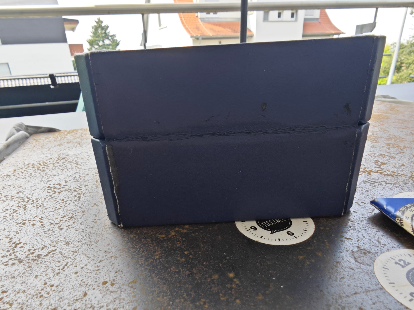 Super raro Breitling Navitimer 80191 di prima generazione con quadrante bianco, plutonio, scatola e manuale