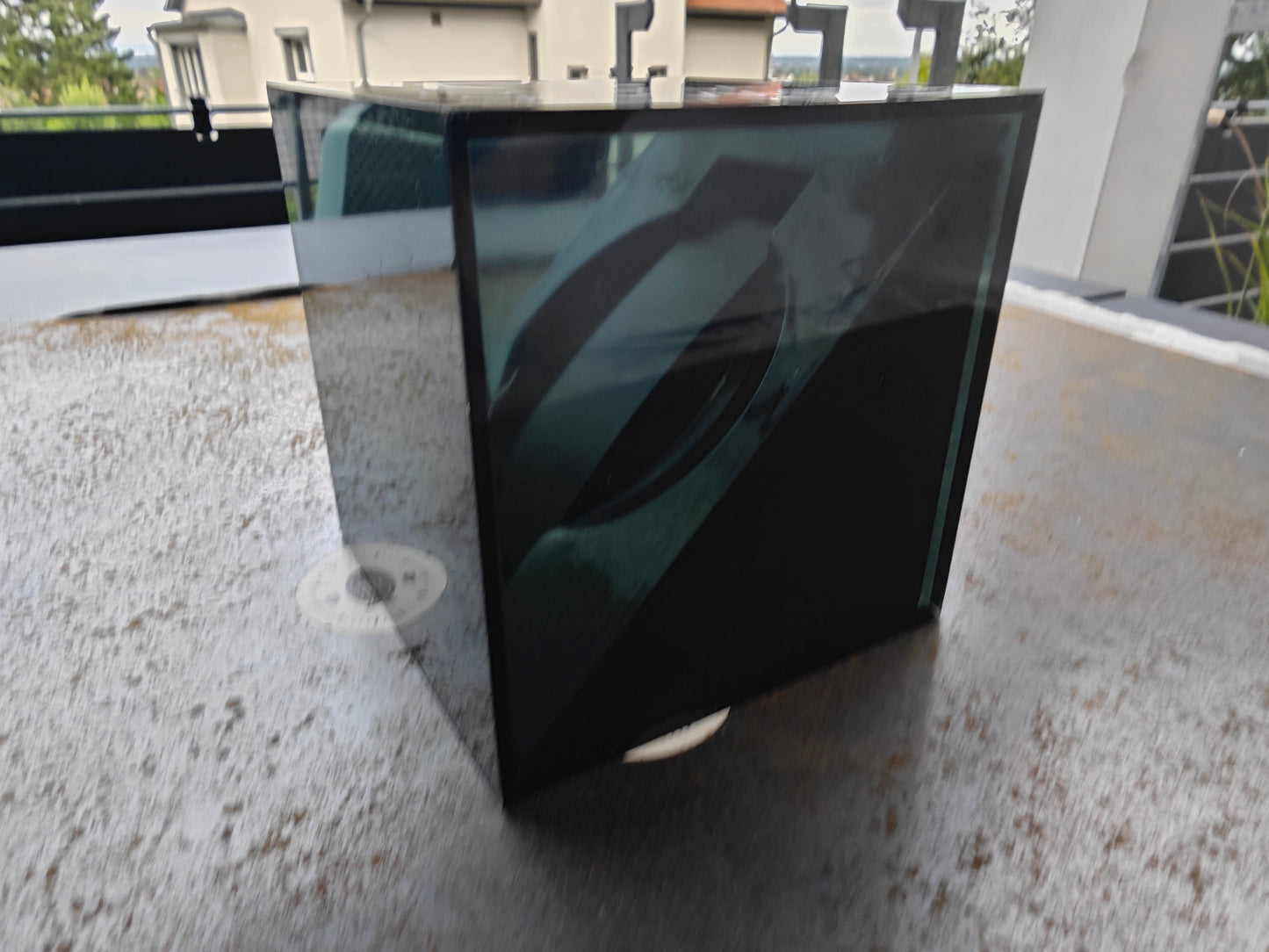 Scatola cubica in plexiglas OMEGA SEAMASTER estremamente rara per i modelli OMEGA Ploprof 600 e 1000