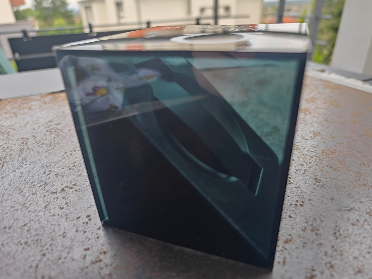 Scatola cubica in plexiglas OMEGA SEAMASTER estremamente rara per i modelli OMEGA Ploprof 600 e 1000