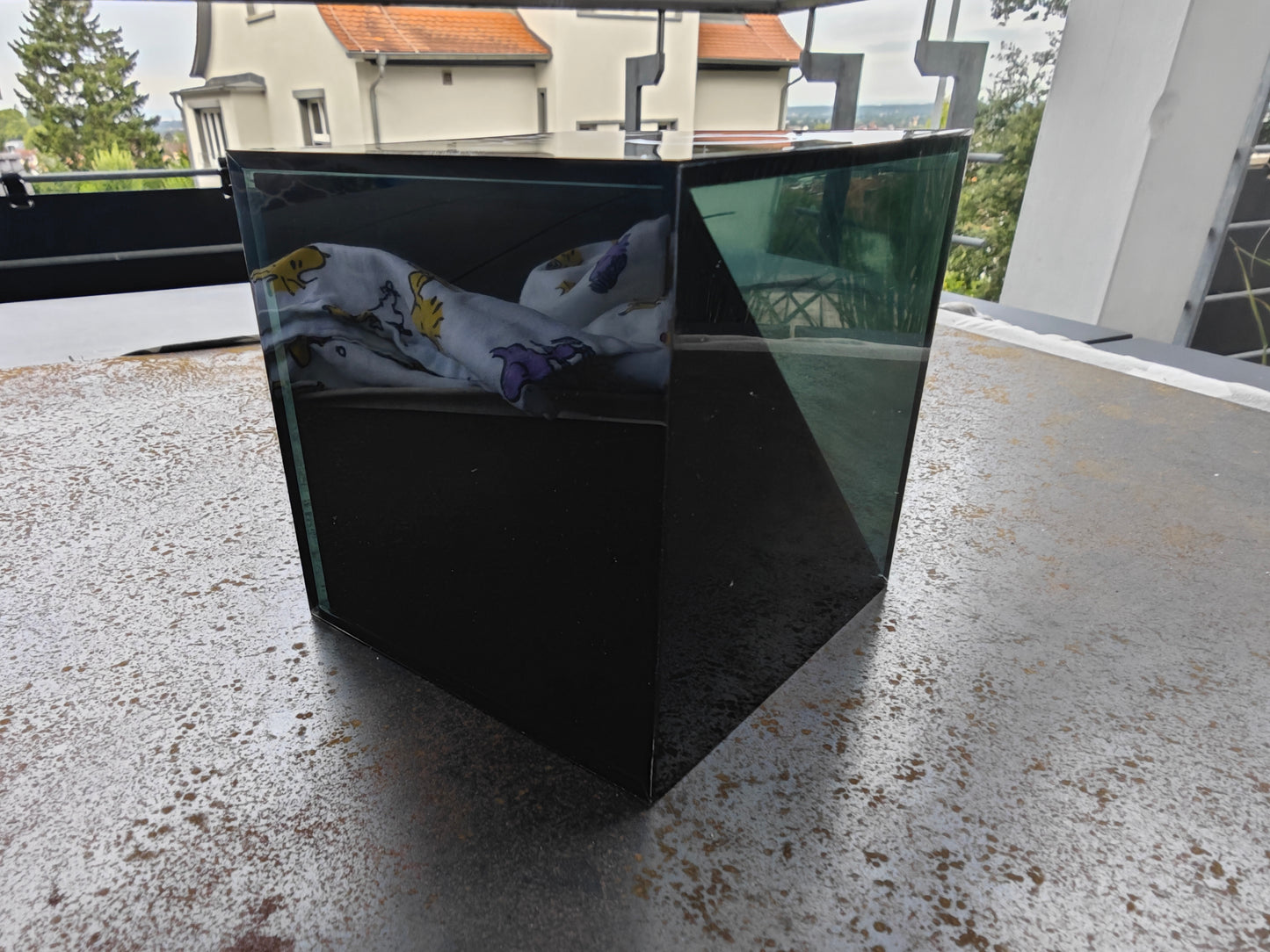 Scatola cubica in plexiglas OMEGA SEAMASTER estremamente rara per i modelli OMEGA Ploprof 600 e 1000