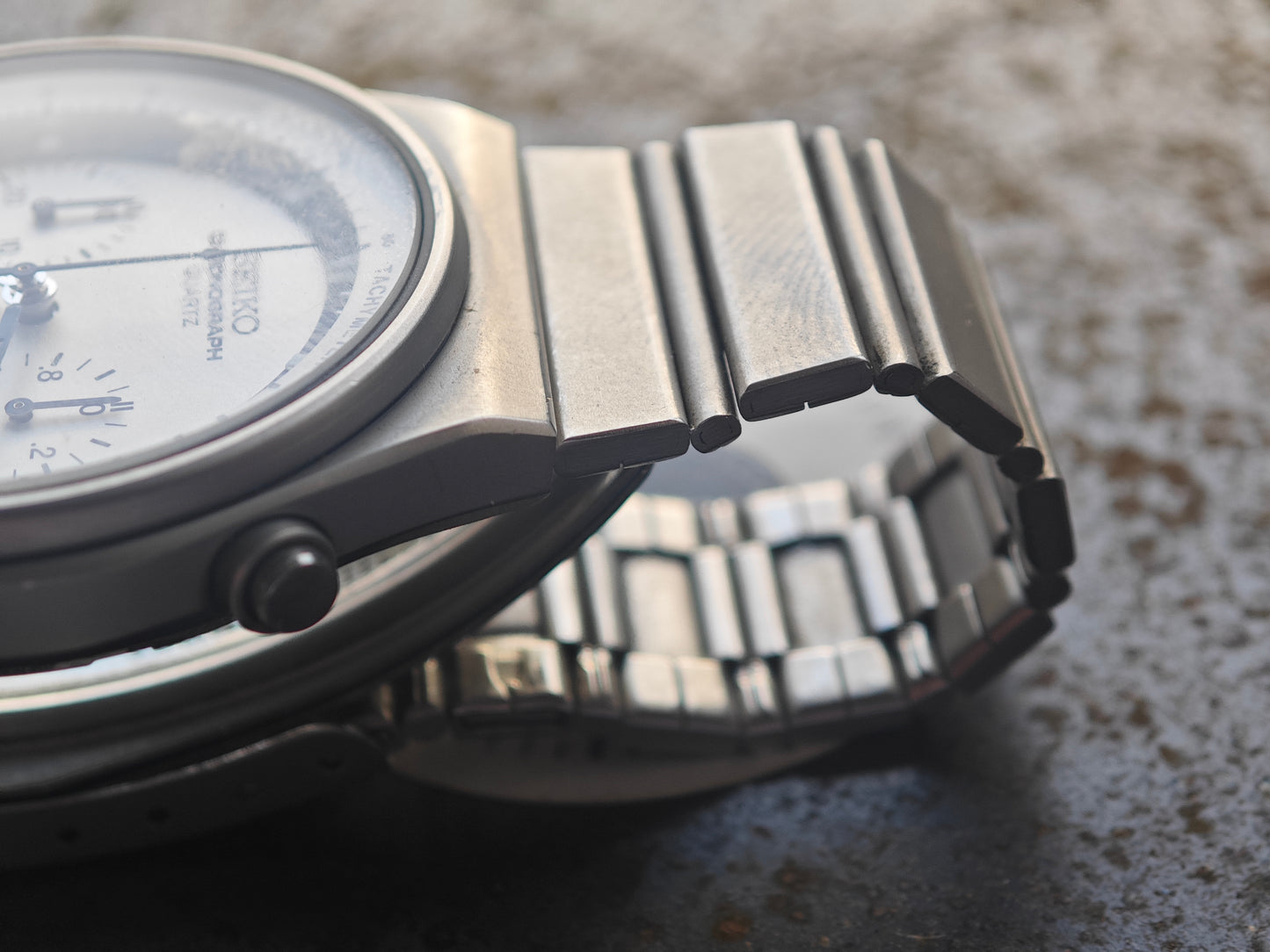 MINT+++ SEIKO 7a28-7010 Speedtimer quadrante bianco