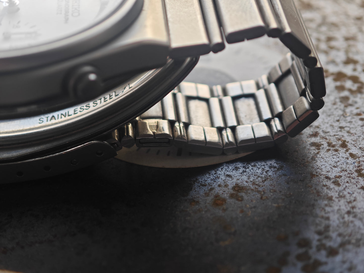 MINT+++ SEIKO 7a28-7010 Speedtimer quadrante bianco