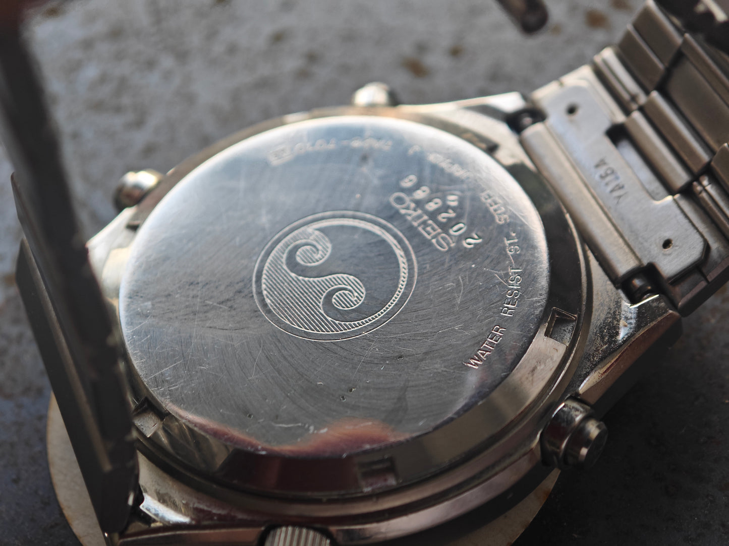 MINT+++ SEIKO 7a28-7010 Speedtimer quadrante bianco