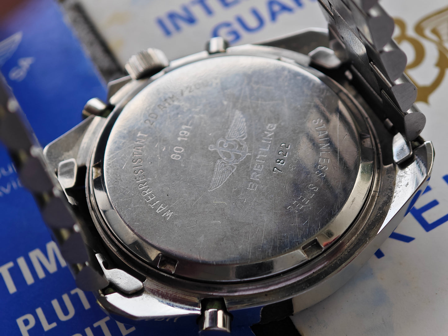 Breitling Navitimer Quartz 80191 - FULL SET - TOP CONDITIONS - 1989