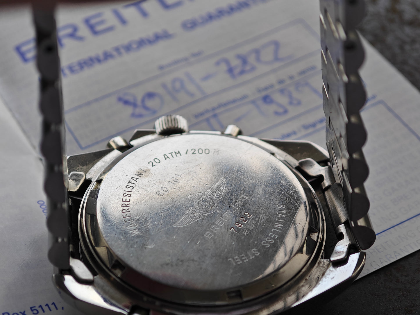 Breitling Navitimer Quartz 80191 - FULL SET - TOP CONDITIONS - 1989