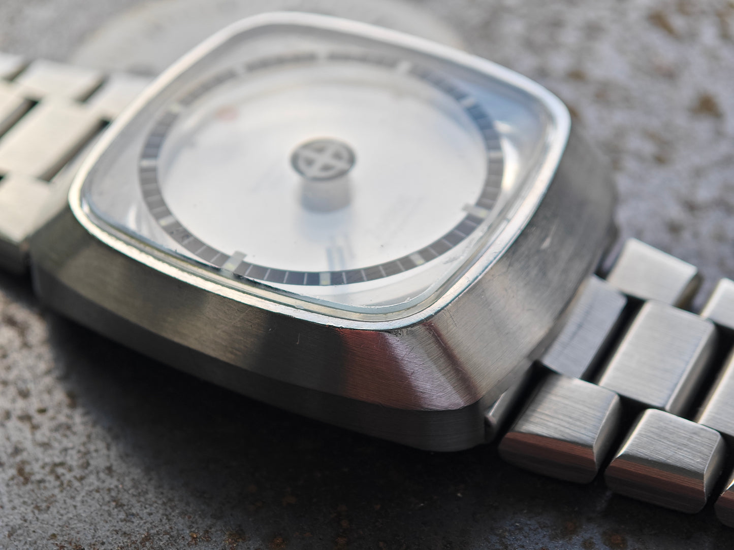 Quadrante argento misterioso Zodiac Astrographic SST e bracciale Chatelain