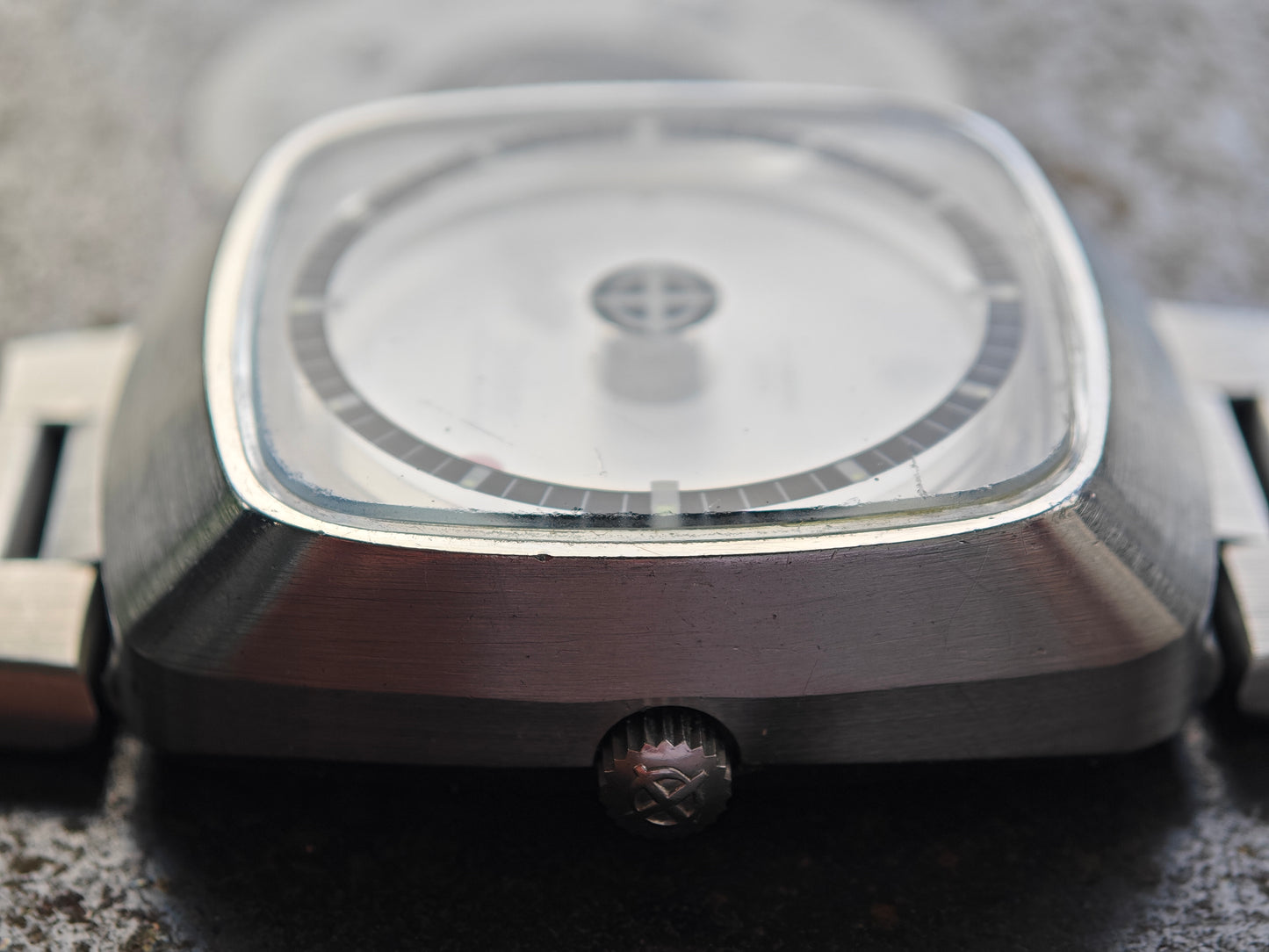 Quadrante argento misterioso Zodiac Astrographic SST e bracciale Chatelain