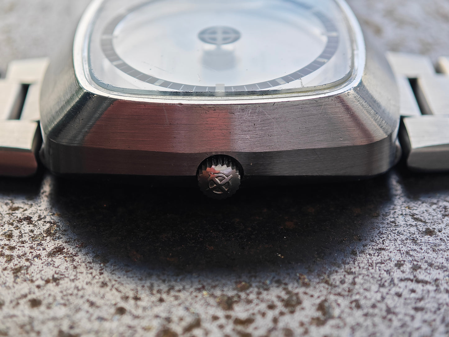 Quadrante argento misterioso Zodiac Astrographic SST e bracciale Chatelain