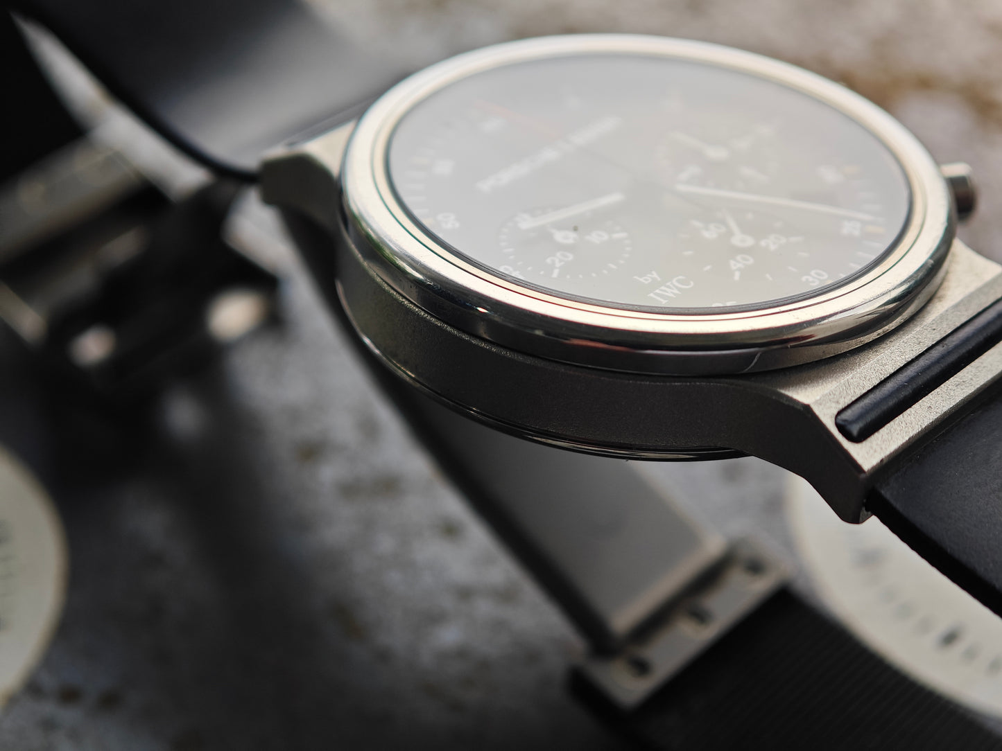 TOP IWC PORSCHE DESIGN Ultra Sportivo 02 Ref. 3720 Cronografo - cinturino da 19,5 cm !!