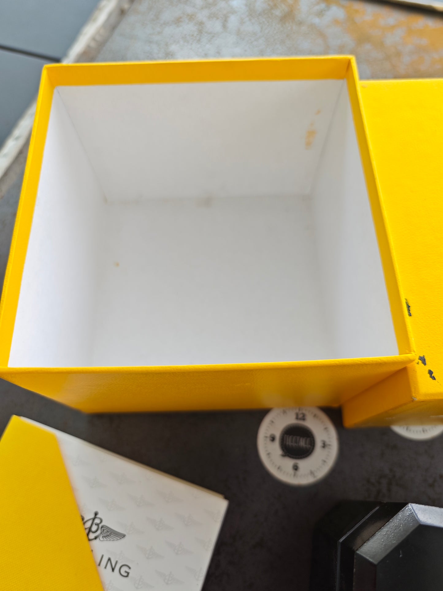 Breitling Aerospace F56062, blaues Zifferblatt, zweifarbig – komplettes Set, 1995