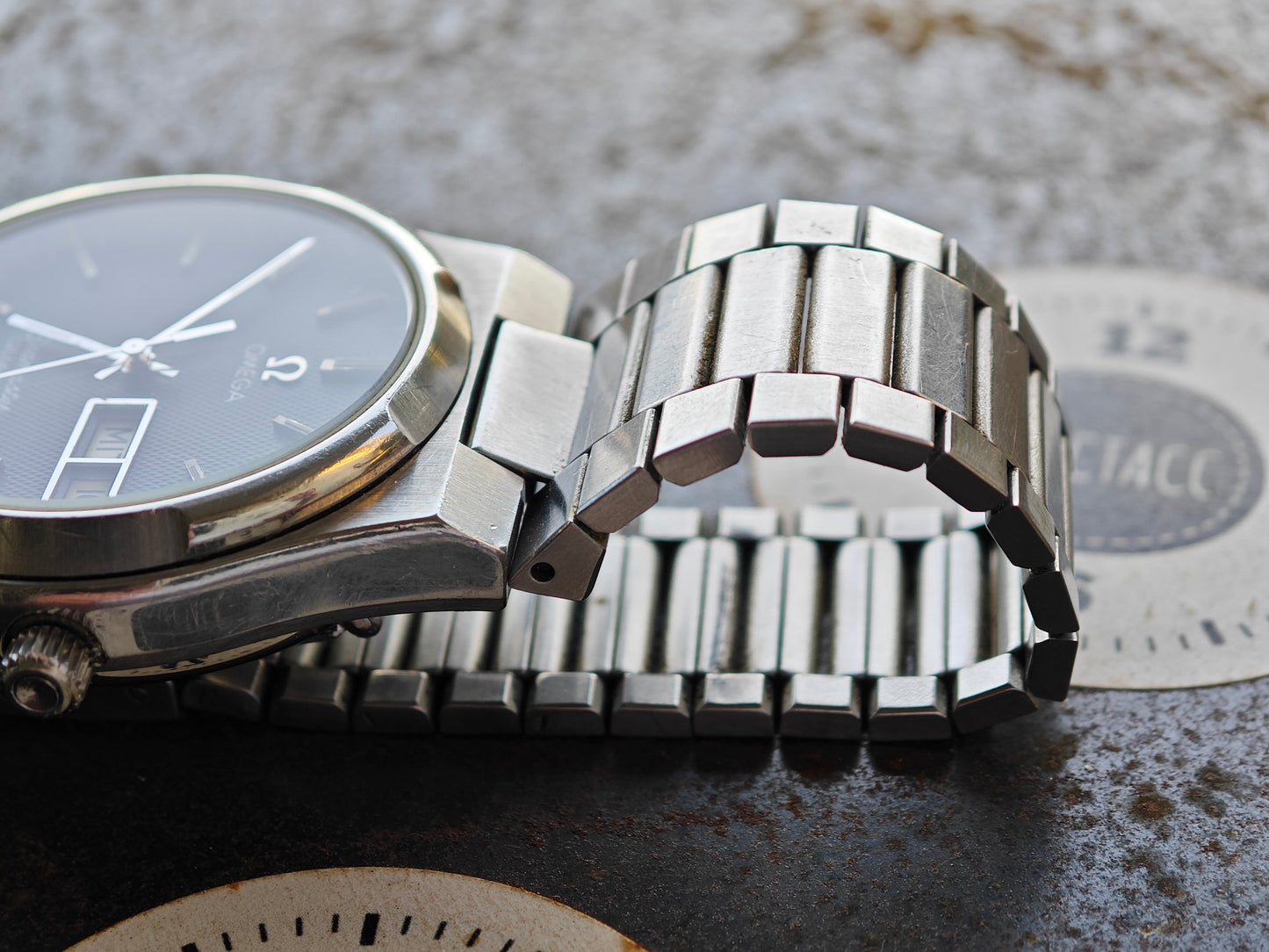 OMEGA SEAMASTER Quarzo Quadrante Waffle Cal. 1345 ASSISTENZA