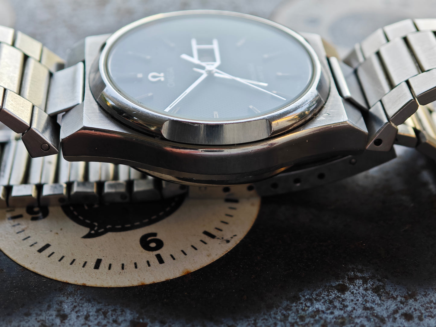 OMEGA SEAMASTER Quarzo Quadrante Waffle Cal. 1345 ASSISTENZA