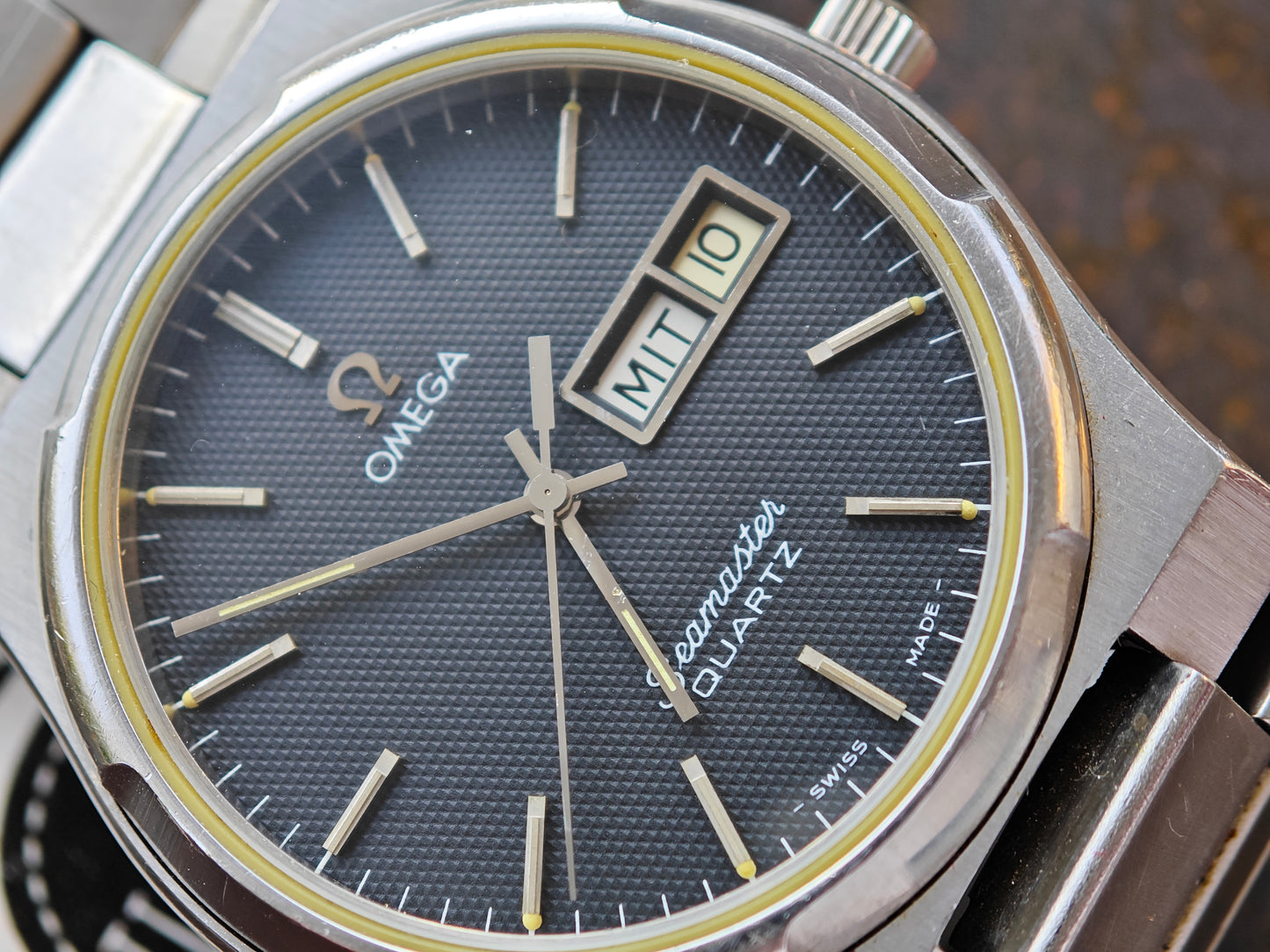 OMEGA SEAMASTER Quarzo Quadrante Waffle Cal. 1345 ASSISTENZA