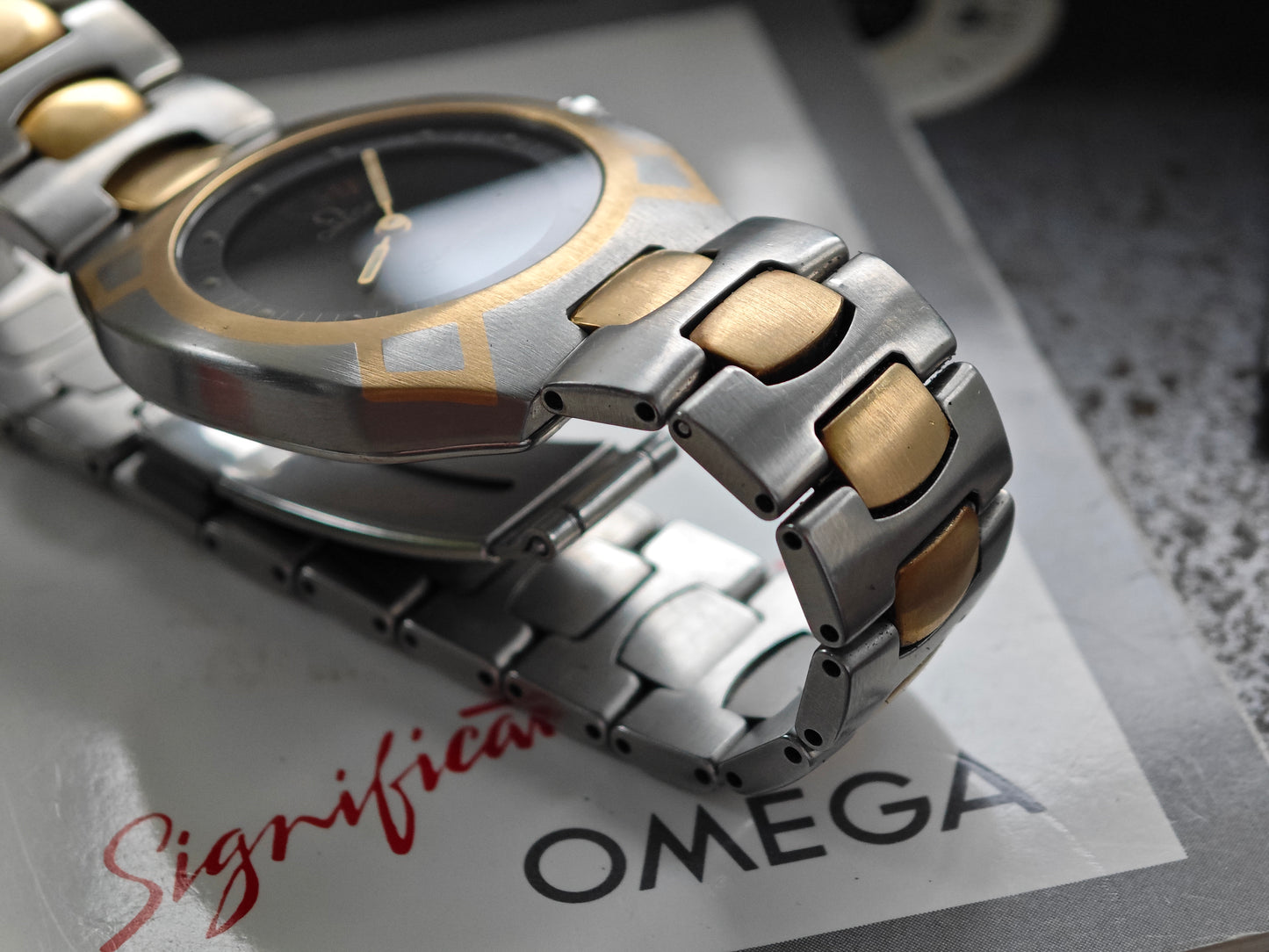 OMEGA SEAMASTER POLARIS Bracciale bicolore multifunzione FULL SET del 1994
