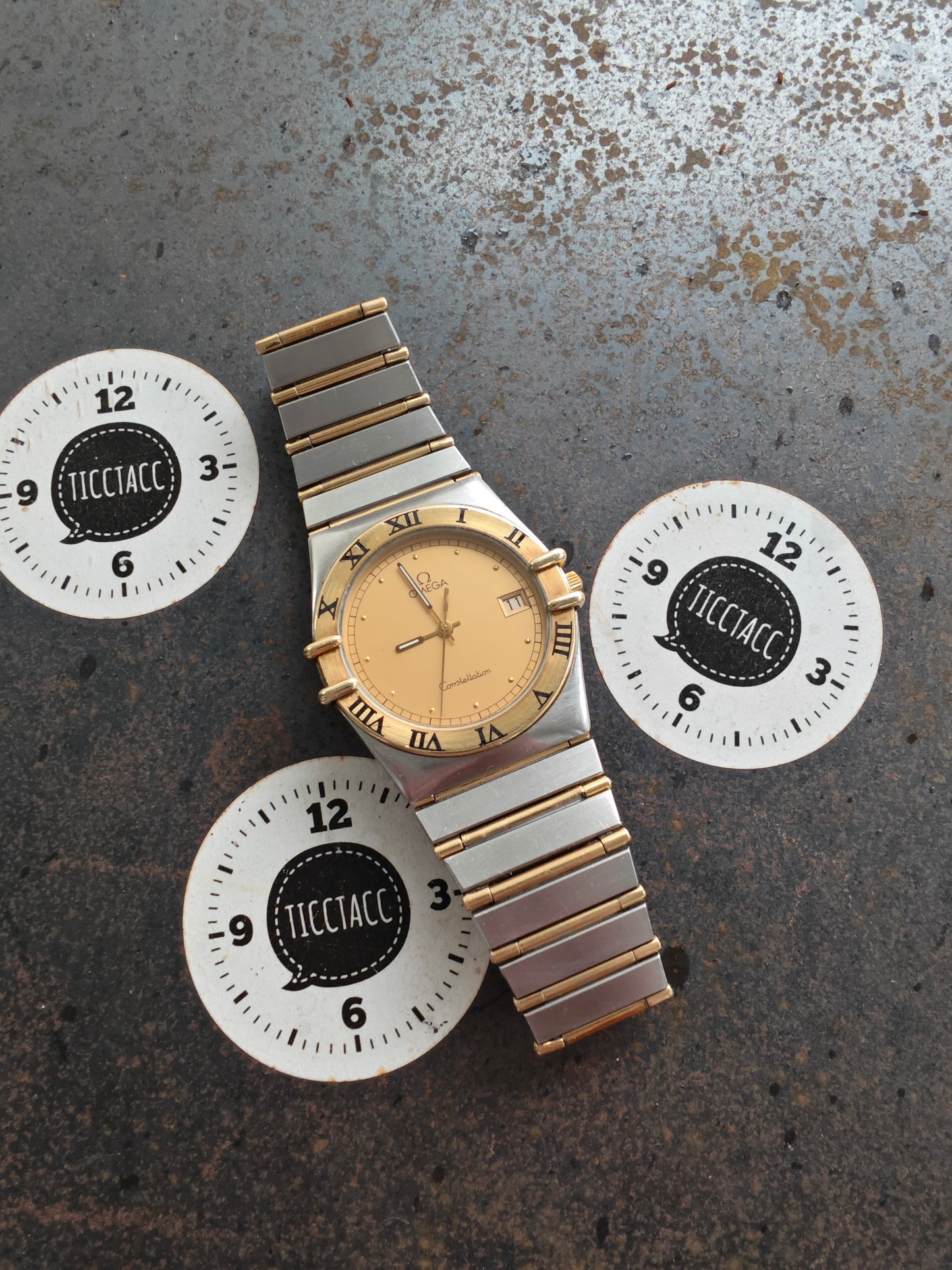 OMEGA Constellation Manhattan bicolor with Full bicolor bracelet