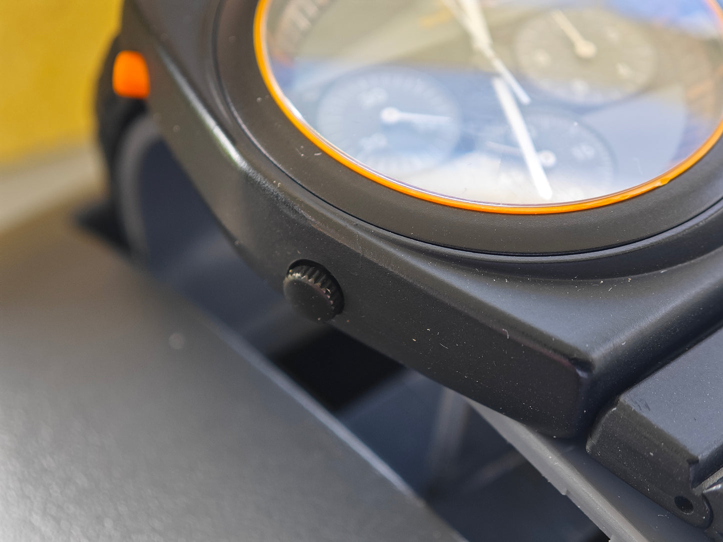 SEIKO 7a28-7A00 Giugiaro Design New Old Stock May 1986 Boxed Black