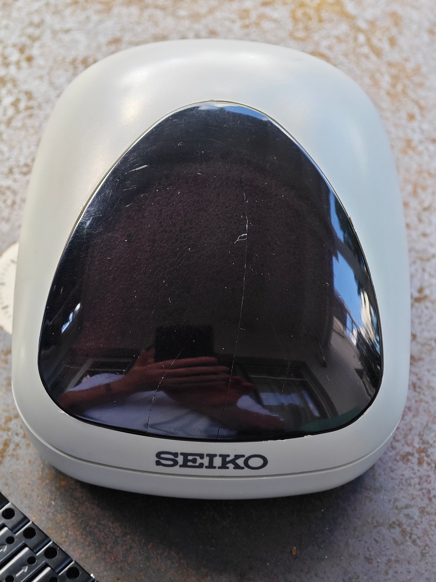 SEIKO 7a28-7A00 Giugiaro Design New Old Stock May 1986 Boxed Black