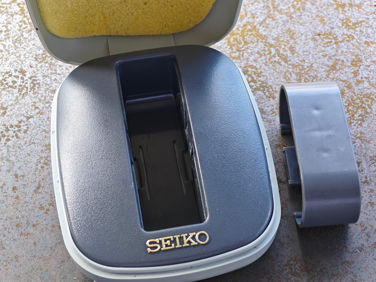 SEIKO 7a28-7A00 Giugiaro Design New Old Stock May 1986 Boxed Black