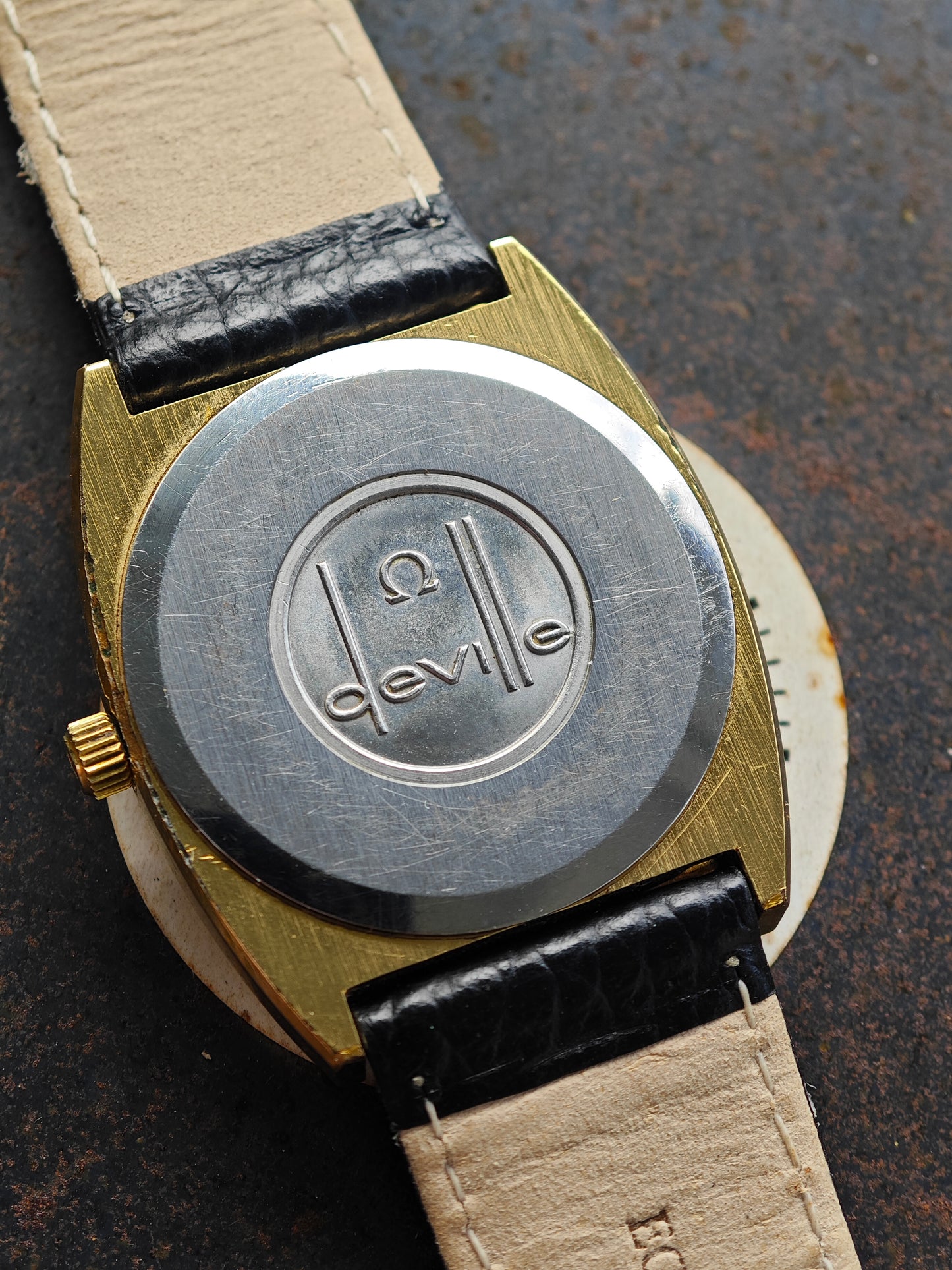 OMEGA DeVille De Ville Quartz goldplated Cal. 1342