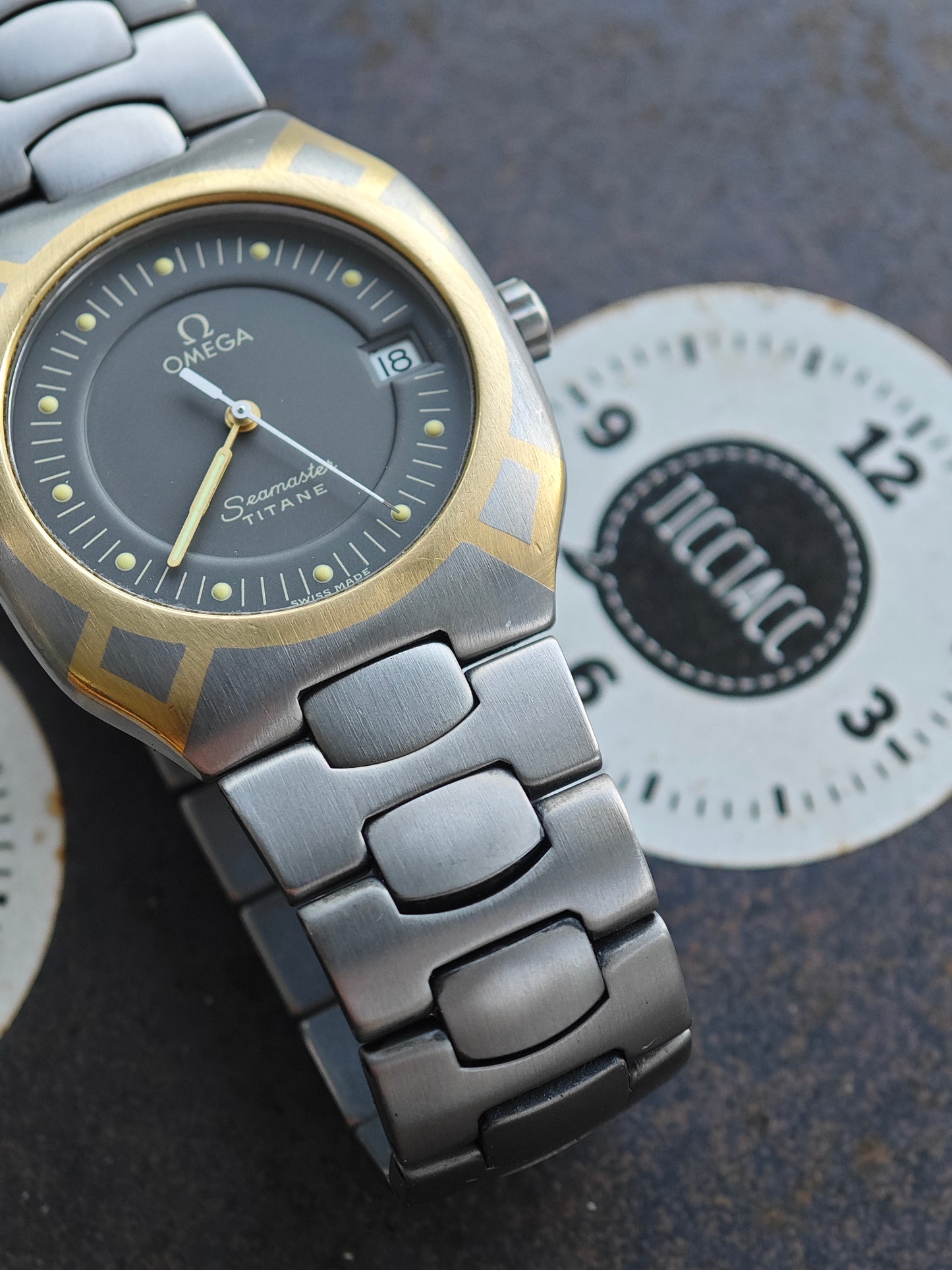 OMEGA Seamaster Polaris Titanium 32mm mens watch 19,0 cm wrist size