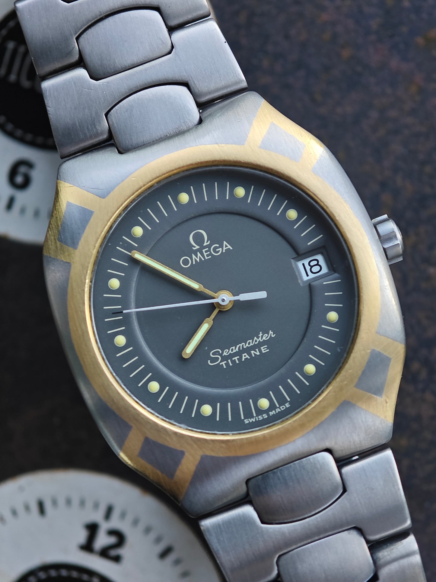 OMEGA Seamaster Polaris Titanium 32mm mens watch 19,0 cm wrist size