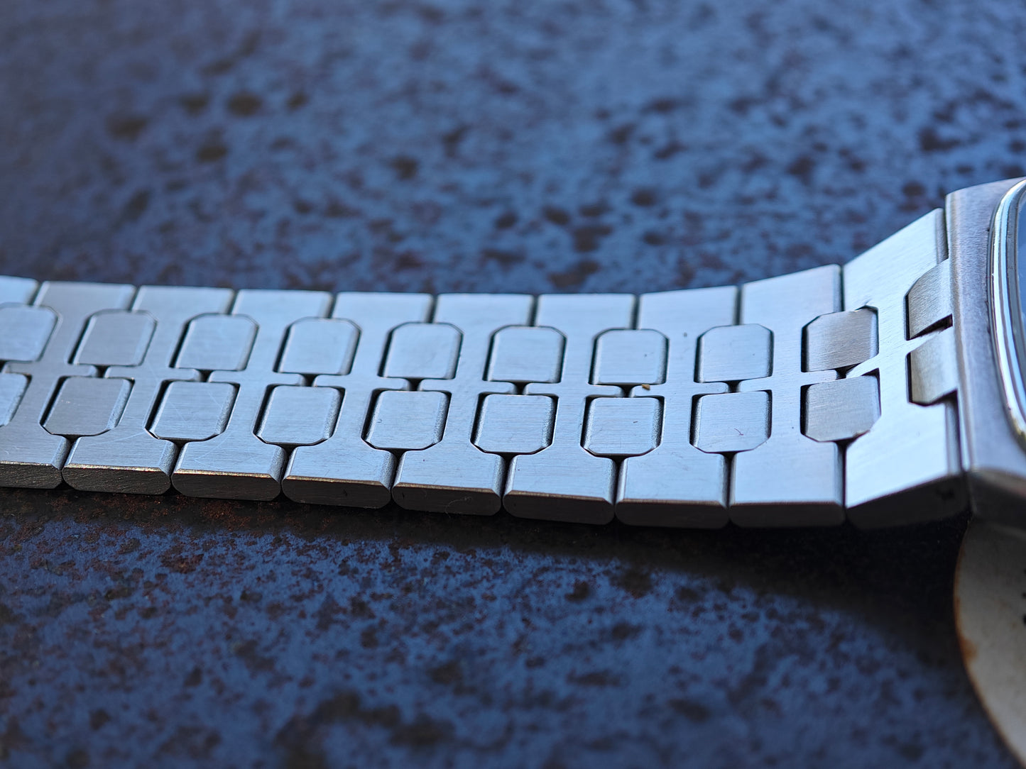 As New OMEGA DeVille De Ville Slate Dial AP style bracelet Cal. 1336