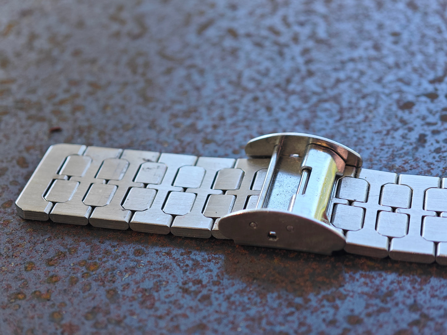 As New OMEGA DeVille De Ville Slate Dial AP style bracelet Cal. 1336