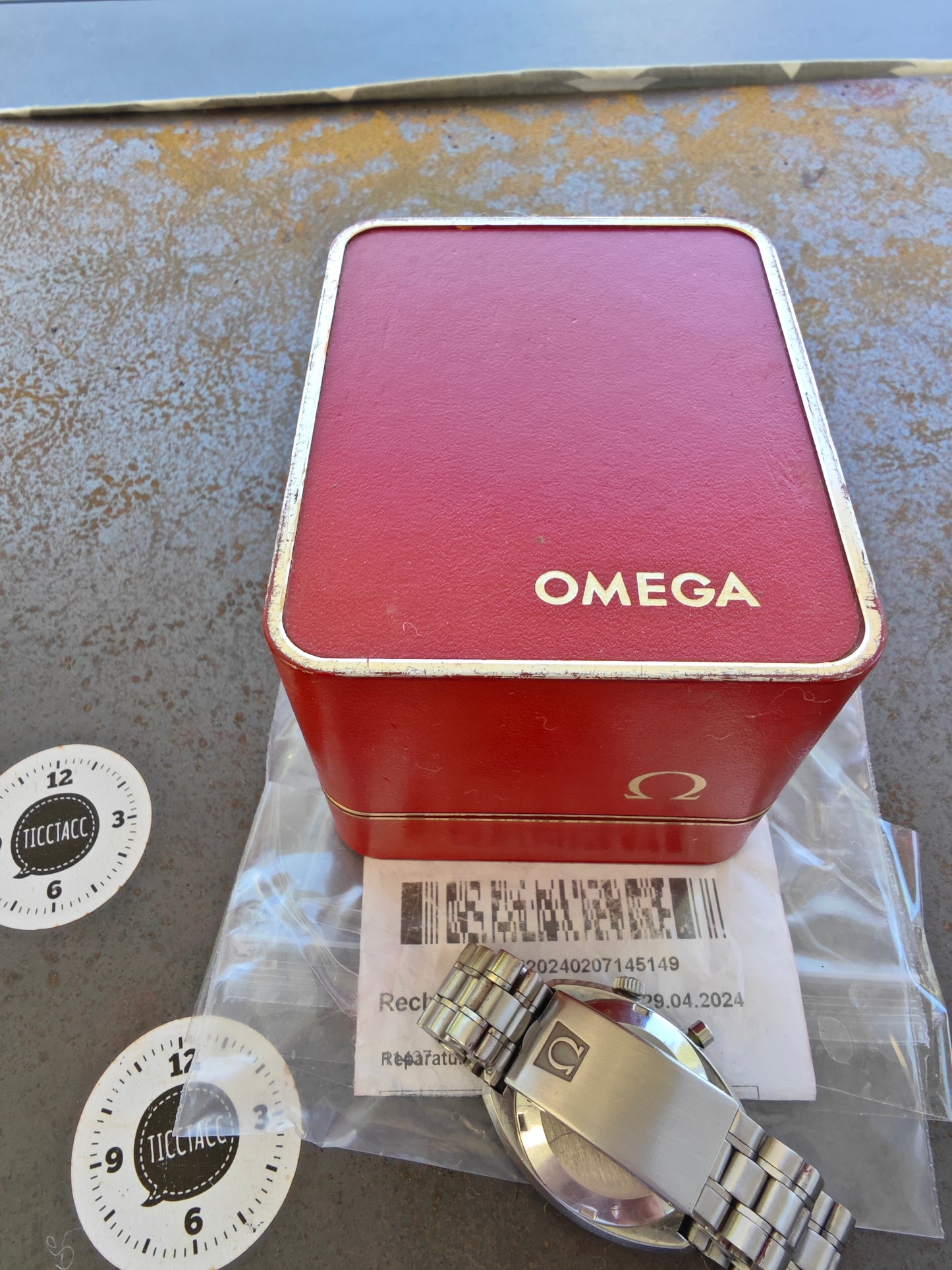 OMEGA Geneve ChronoStop & super rare bracelet, box and service papers 04-2024