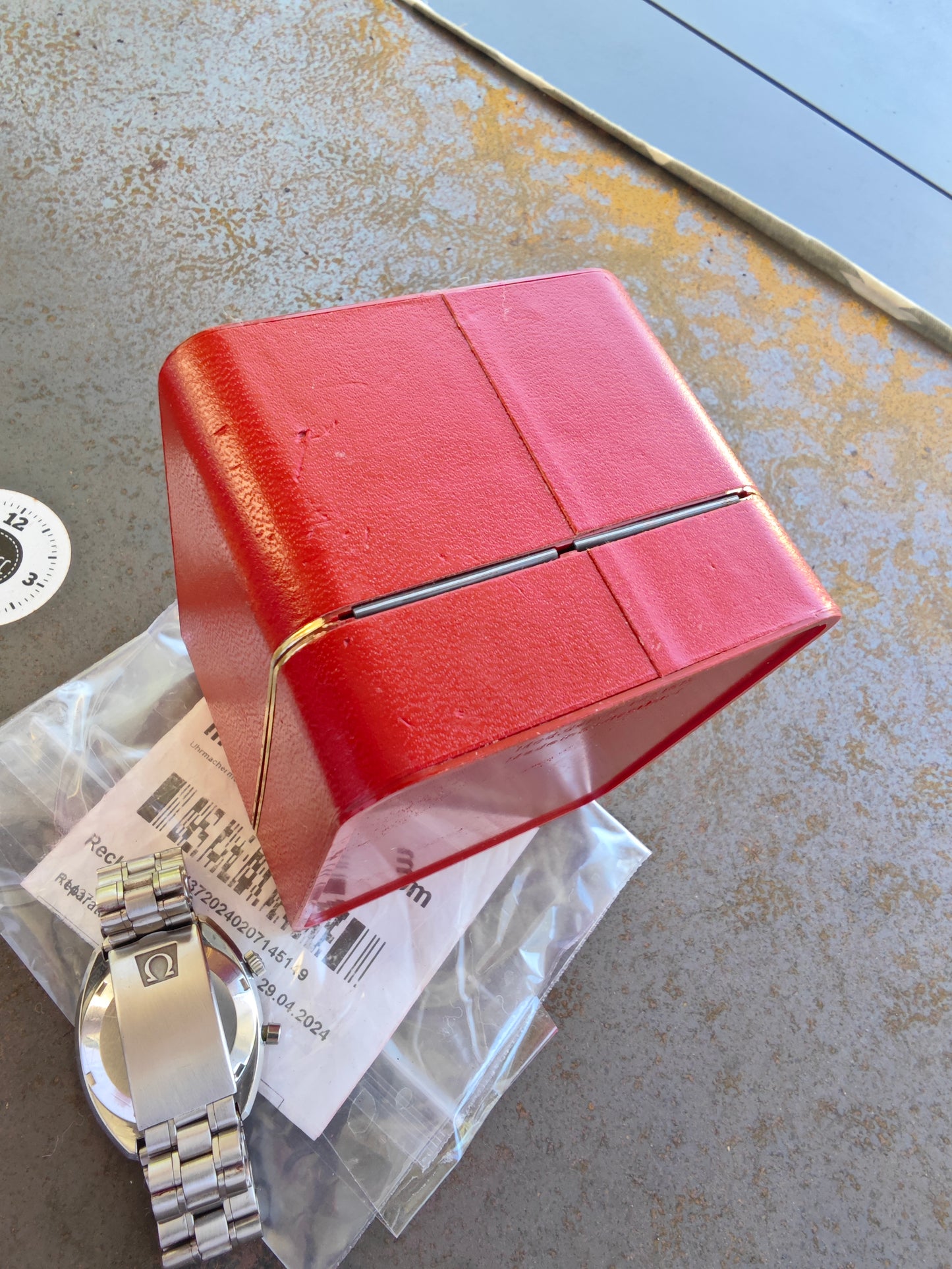 OMEGA Geneve ChronoStop & super rare bracelet, box and service papers 04-2024