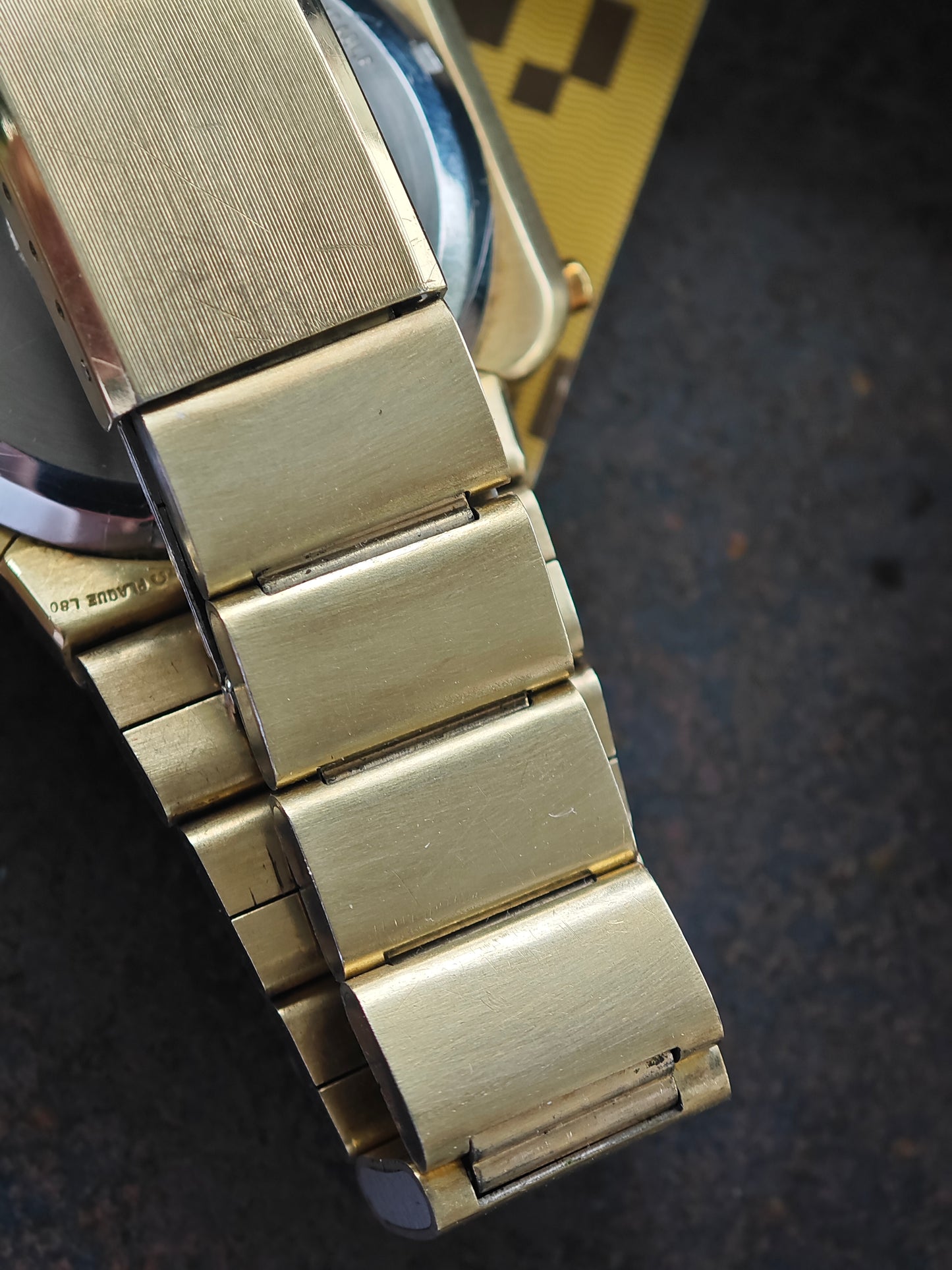 N.O.S. OMEGA Time Computer TC3 LED cal. 1602 gold plated Full Set 1977 - New Module