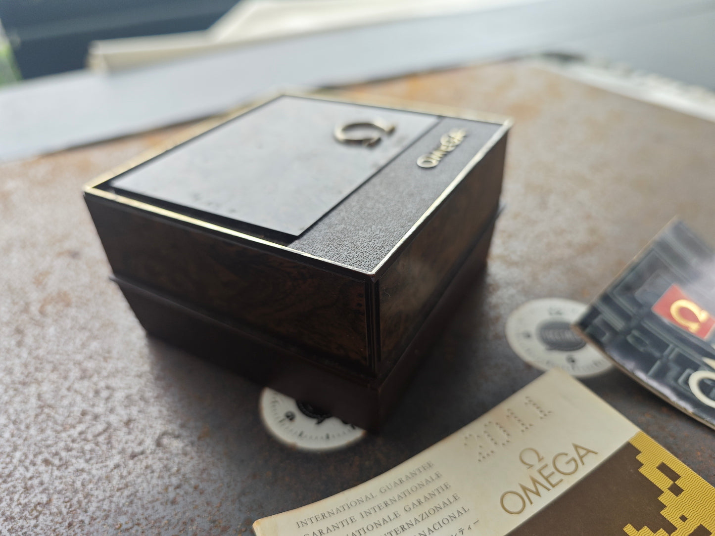 N.O.S. OMEGA Time Computer TC3 LED cal. 1602 gold plated Full Set 1977 - New Module