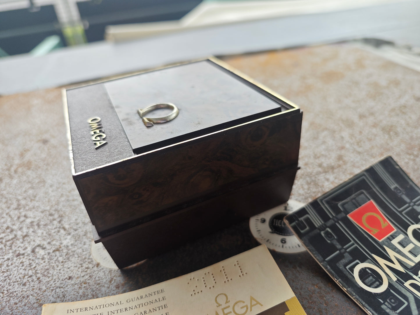 N.O.S. OMEGA Time Computer TC3 LED cal. 1602 gold plated Full Set 1977 - New Module