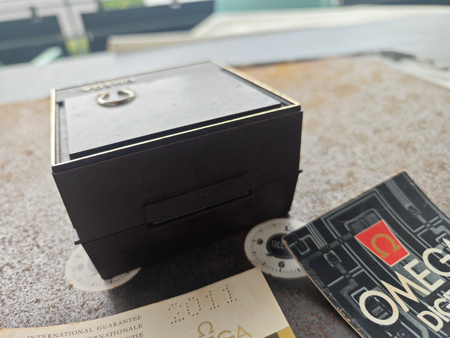 N.O.S. OMEGA Time Computer TC3 LED cal. 1602 gold plated Full Set 1977 - New Module