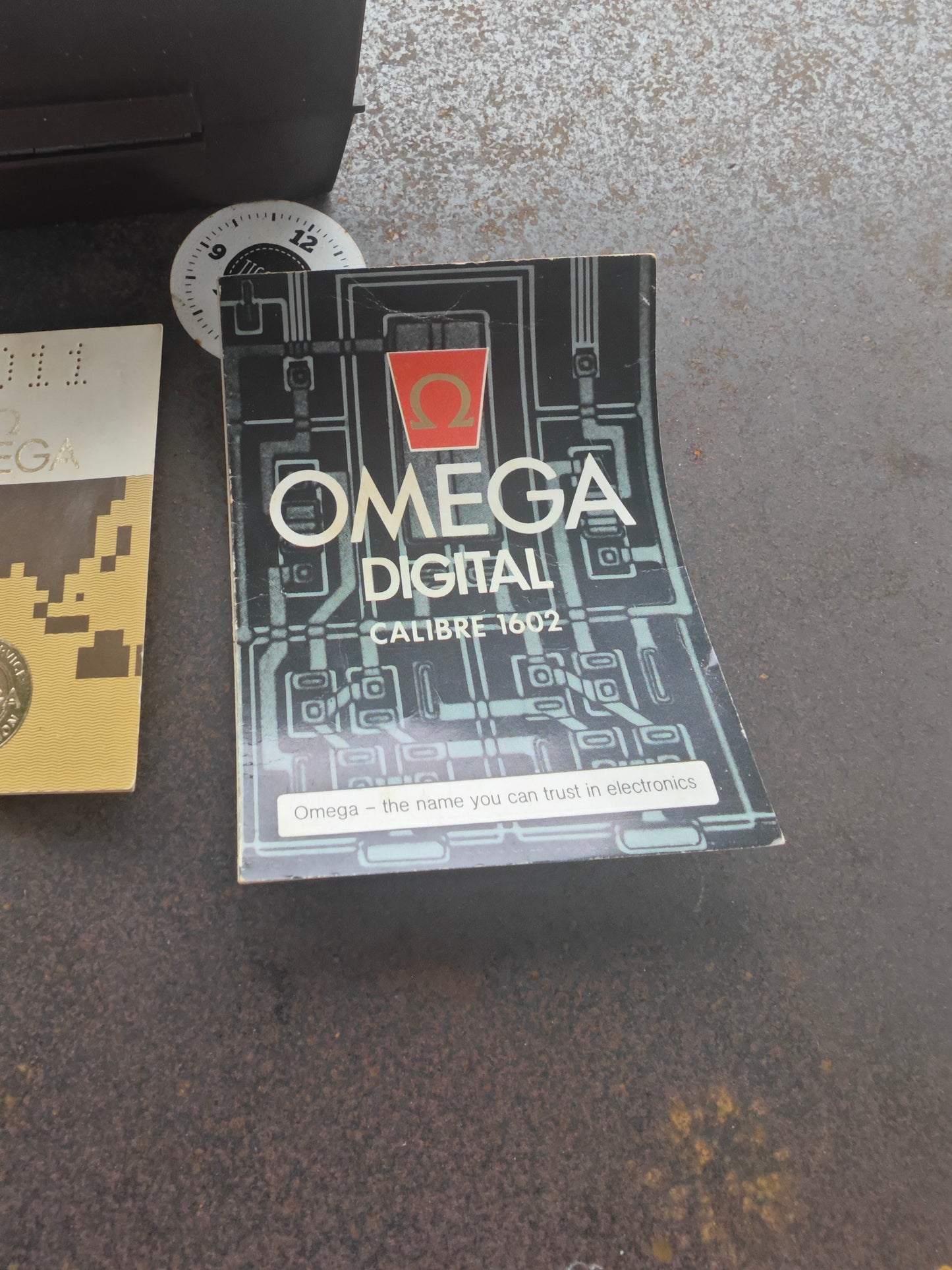 N.O.S. OMEGA Time Computer TC3 LED cal. 1602 gold plated Full Set 1977 - New Module