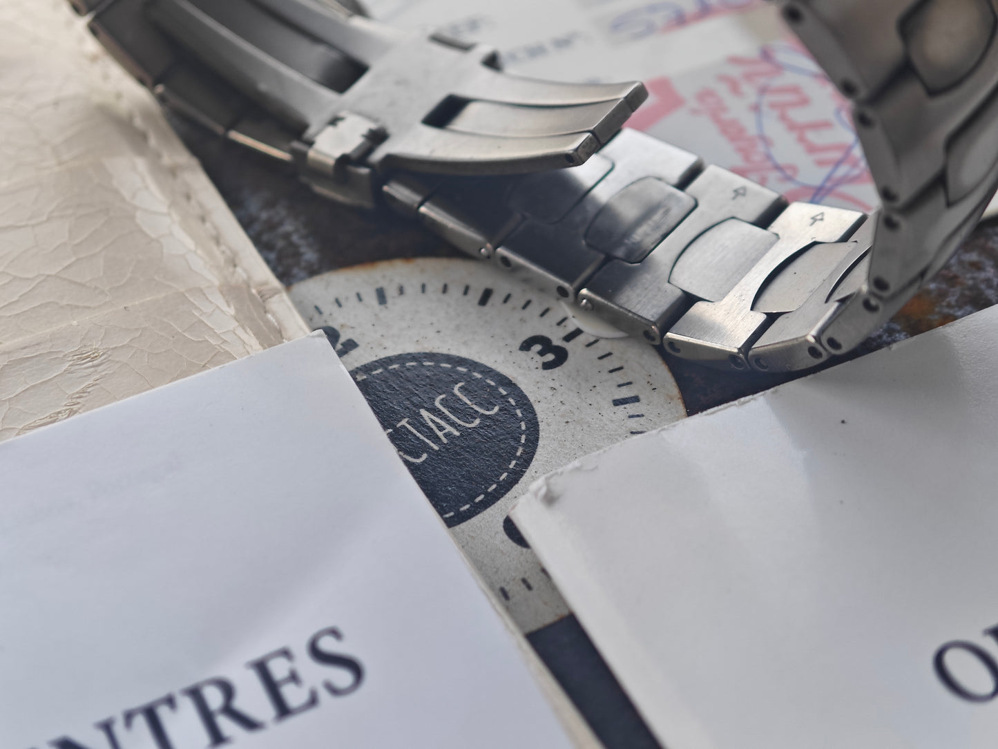 Extremly Rare Titanium OMEGA SEAMASTER Polaris Multi Functional Full SET