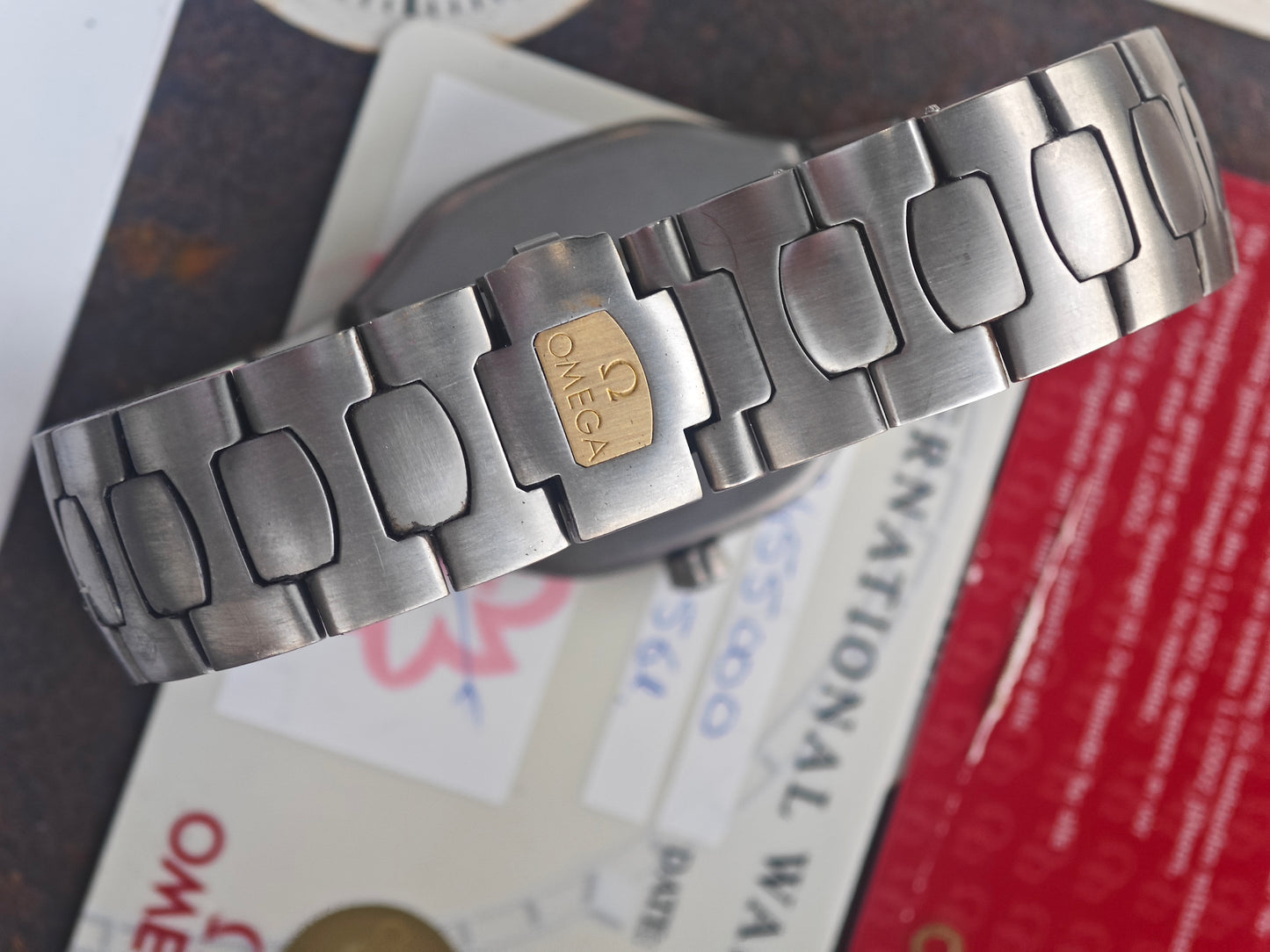 Extremly Rare Titanium OMEGA SEAMASTER Polaris Multi Functional Full SET