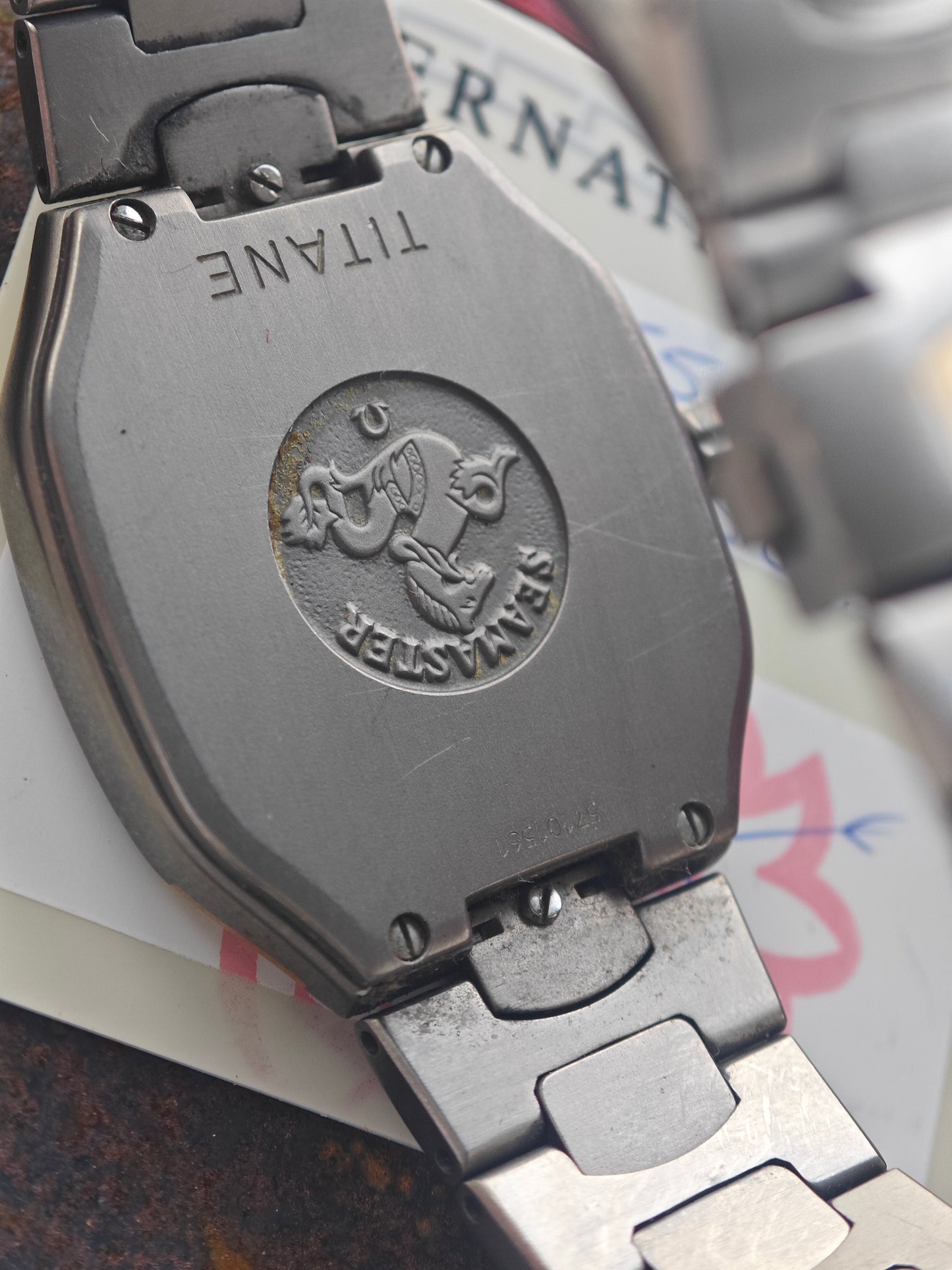 Extremly Rare Titanium OMEGA SEAMASTER Polaris Multi Functional Full SET