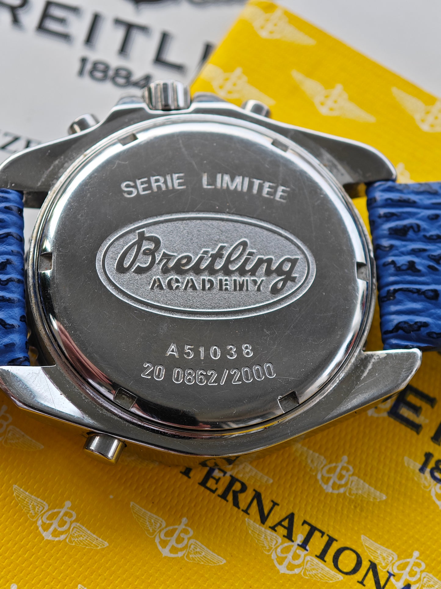 Final Version Breitling Pluton Academy Pilot Watch A51038 Ltd