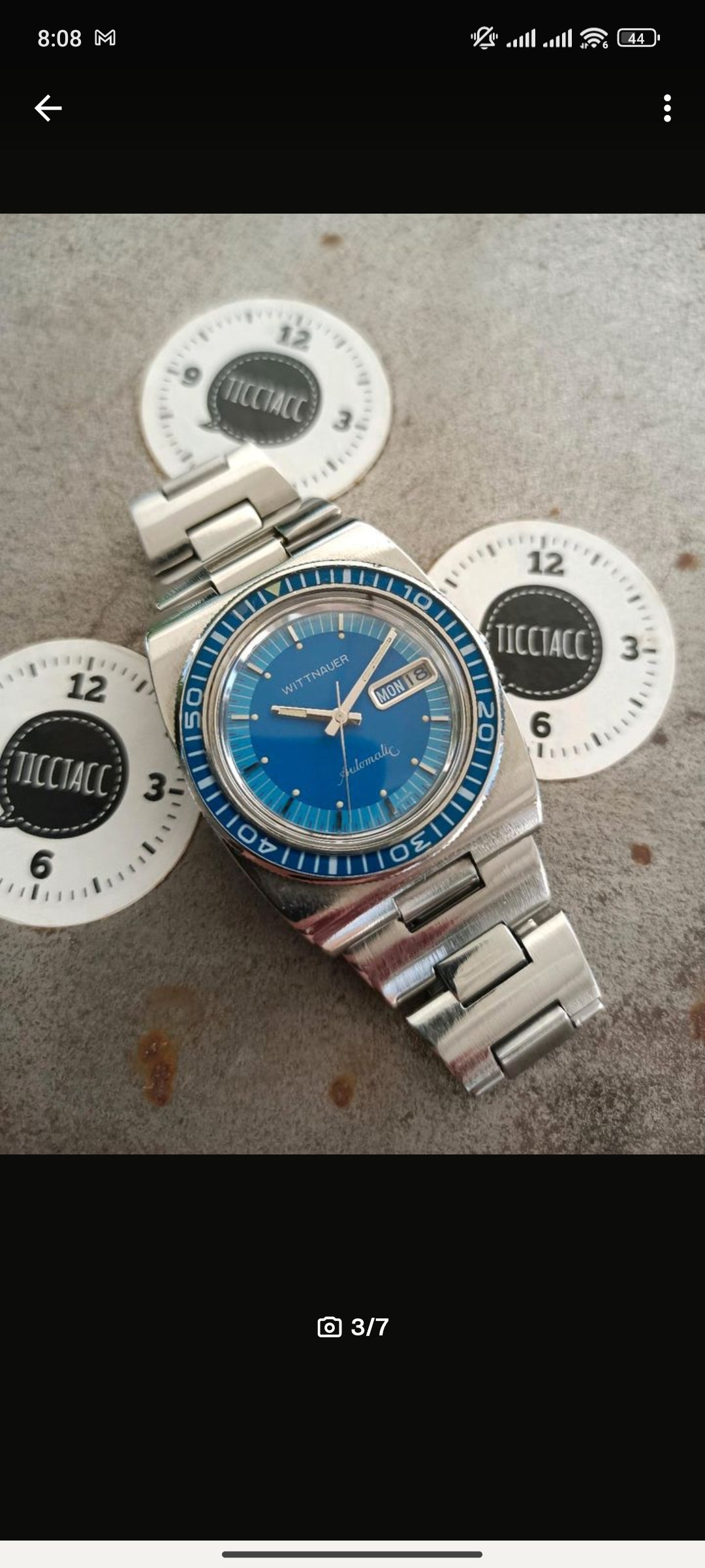 Wittnauer Automatic Diving Watch - Blue Dial - High Beat