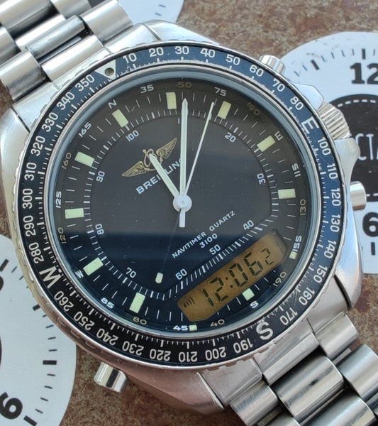 1st Gen. Breitling Pluton 3100 80191 & President bracelet